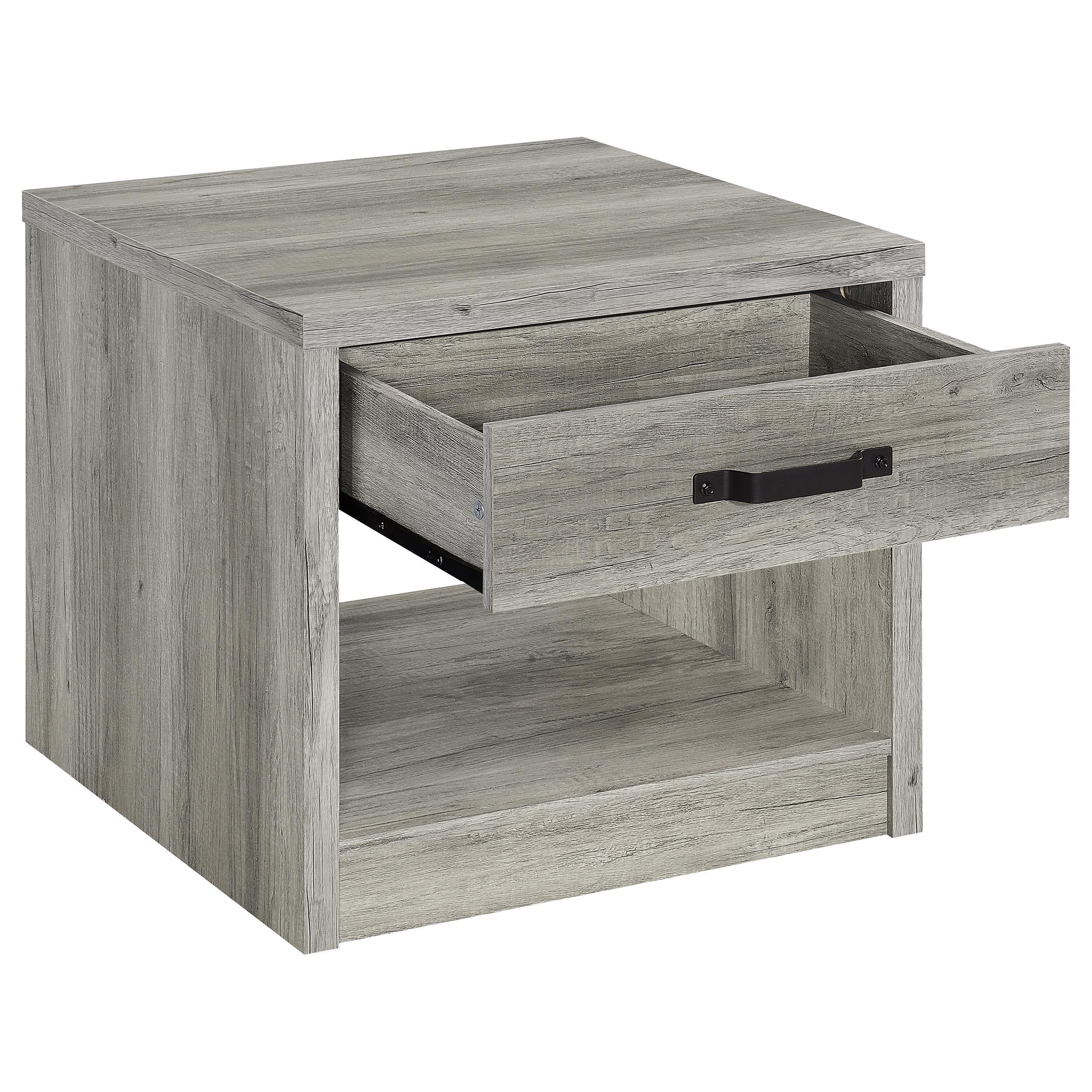 Felix Gray Driftwood 2-Piece Coffee and End Table Set - Image 4