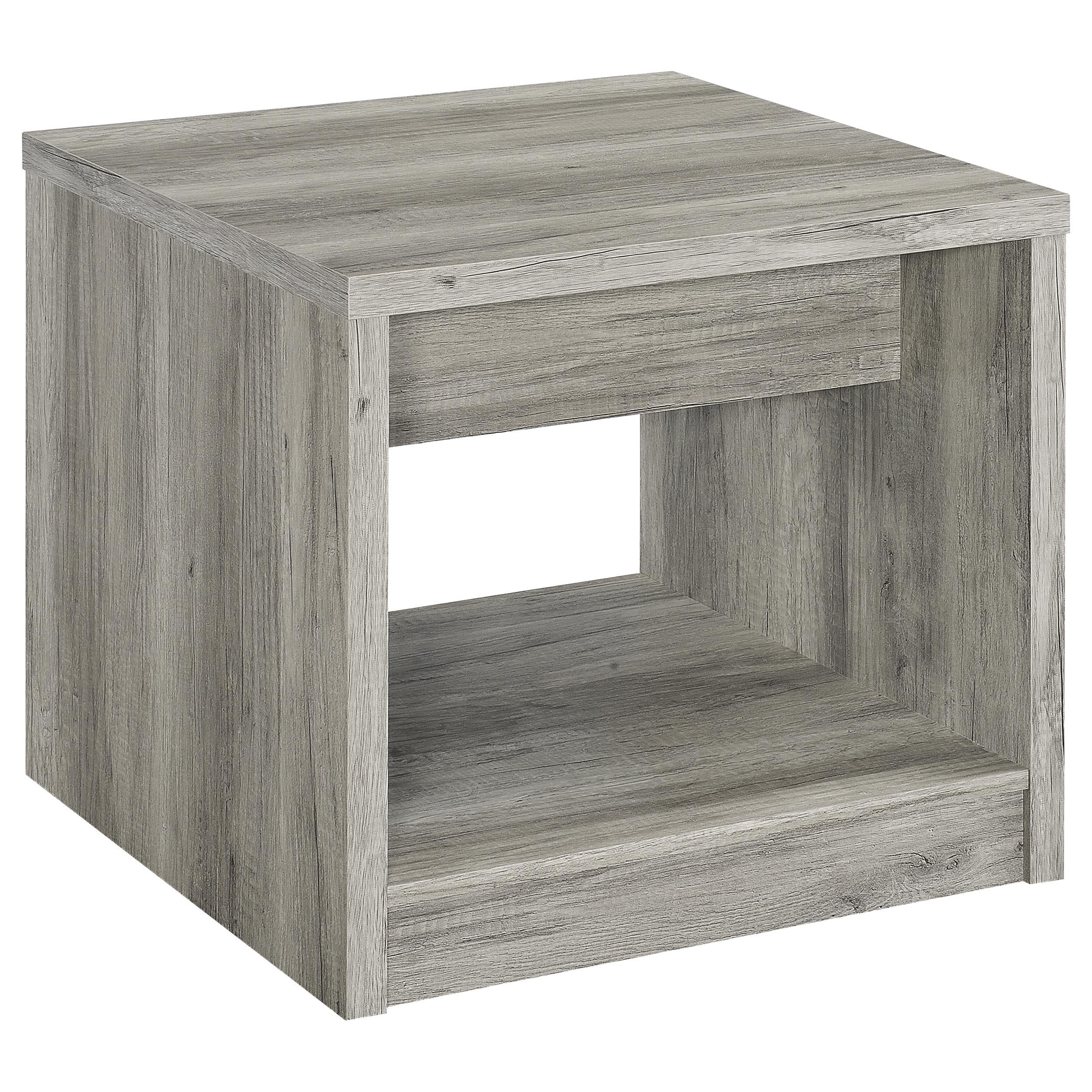 Felix Gray Driftwood 2-Piece Coffee and End Table Set - Image 6