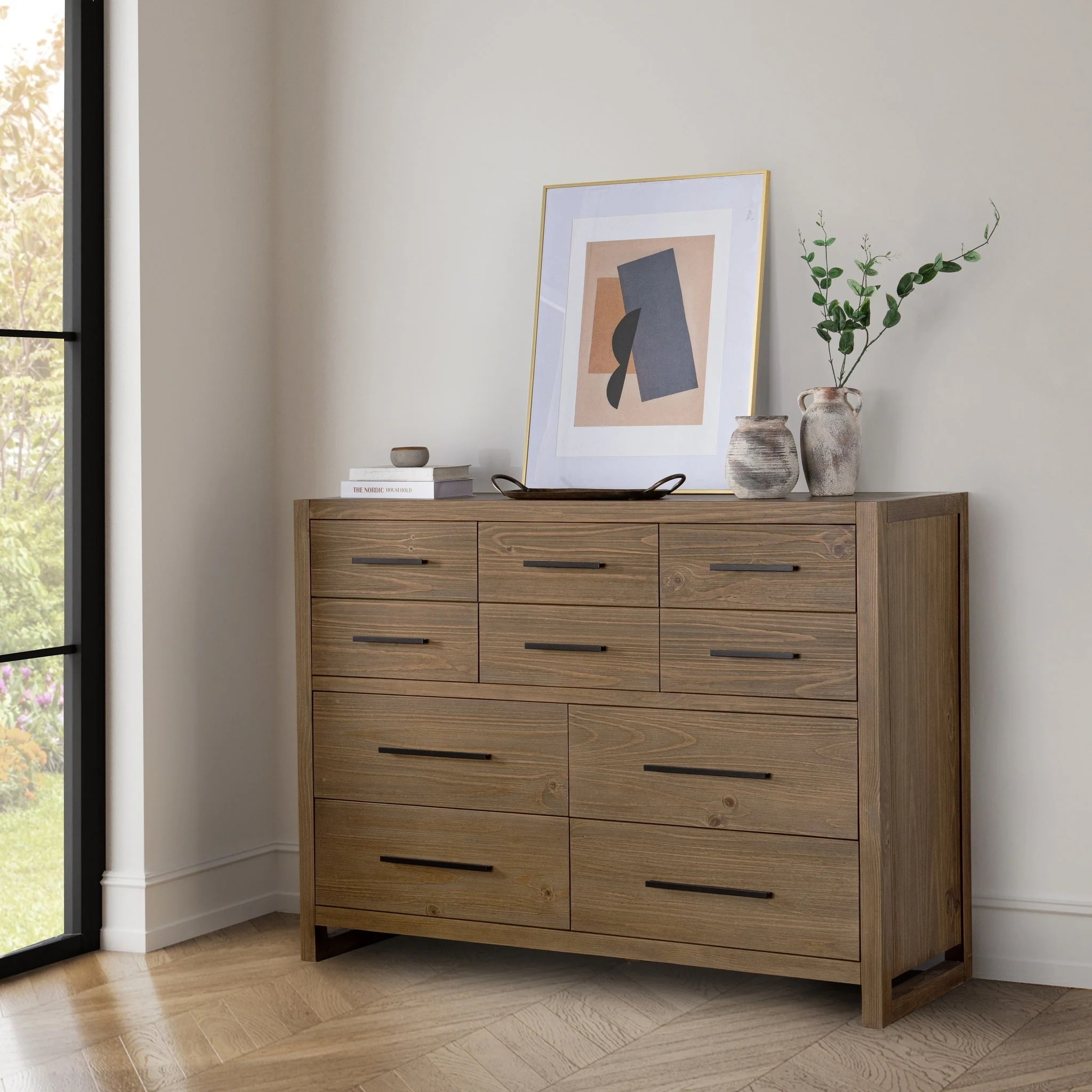 Fenmore 10 Drawer Dresser - Honey - Image 5