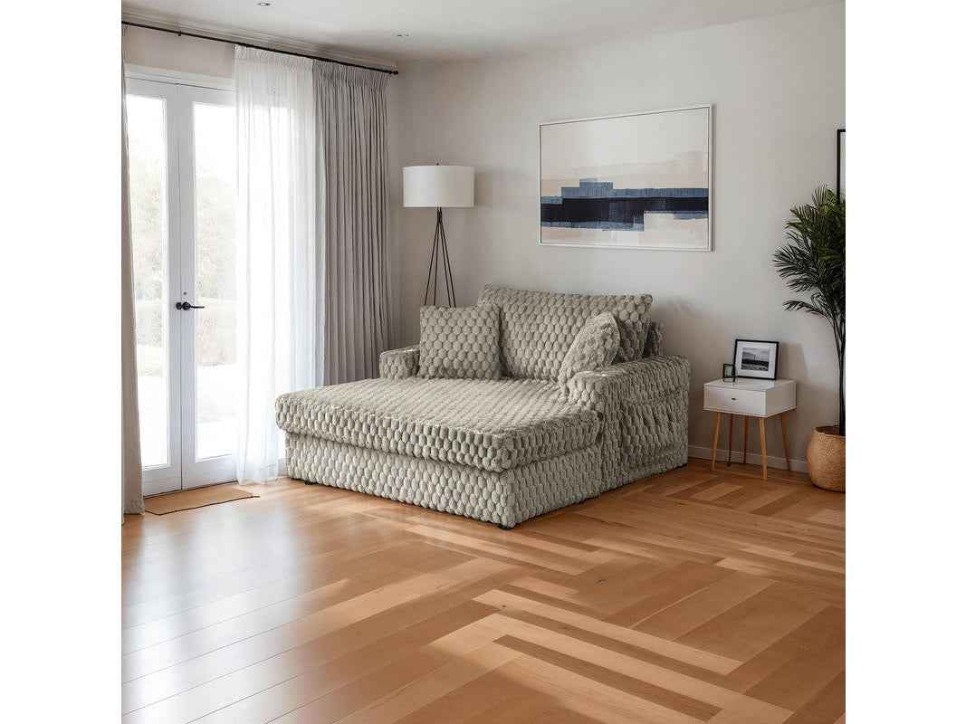 Ferryhill Light Brown 2-Arm Chaise
