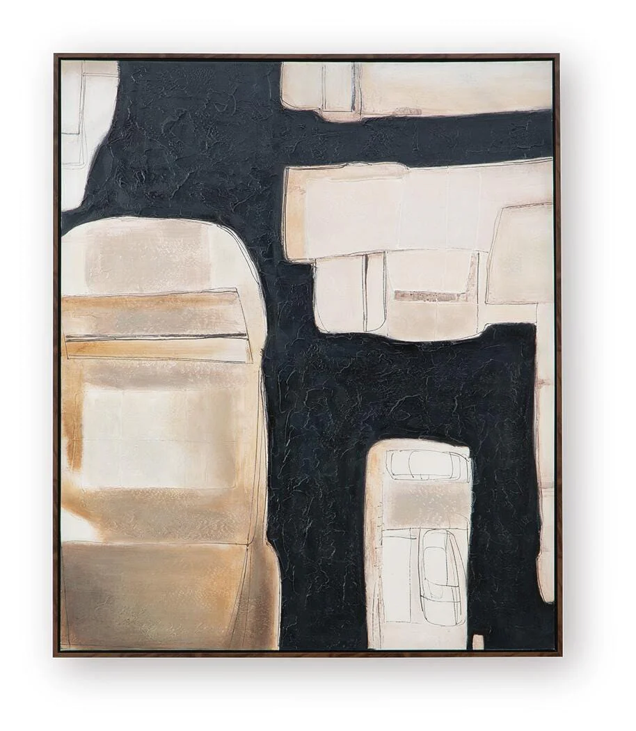 Feyville Black & Brown &Cream Wall Art - Image 10