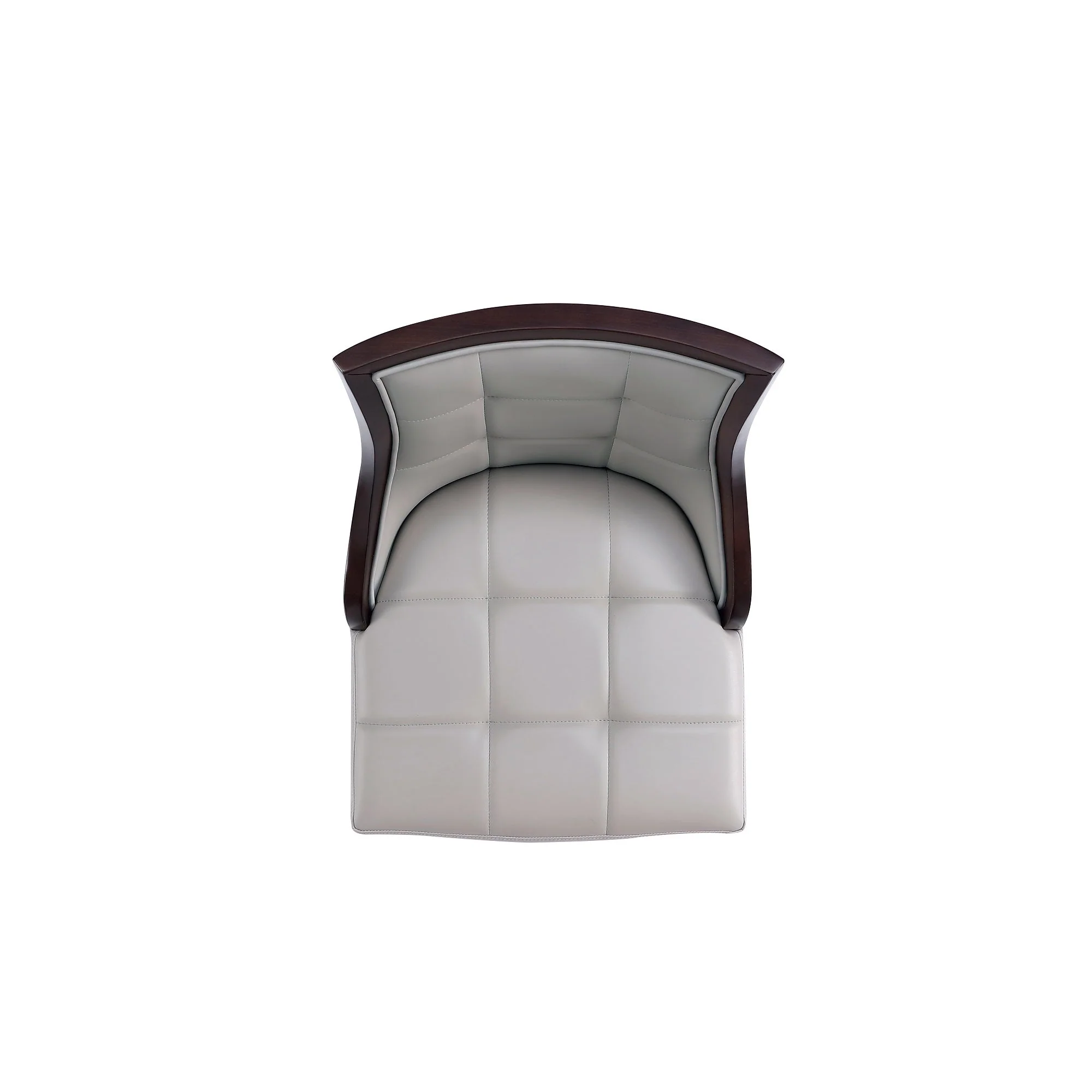 Fifth Avenue Faux Leather Barstool in Light Grey (set of 3) - Image 9