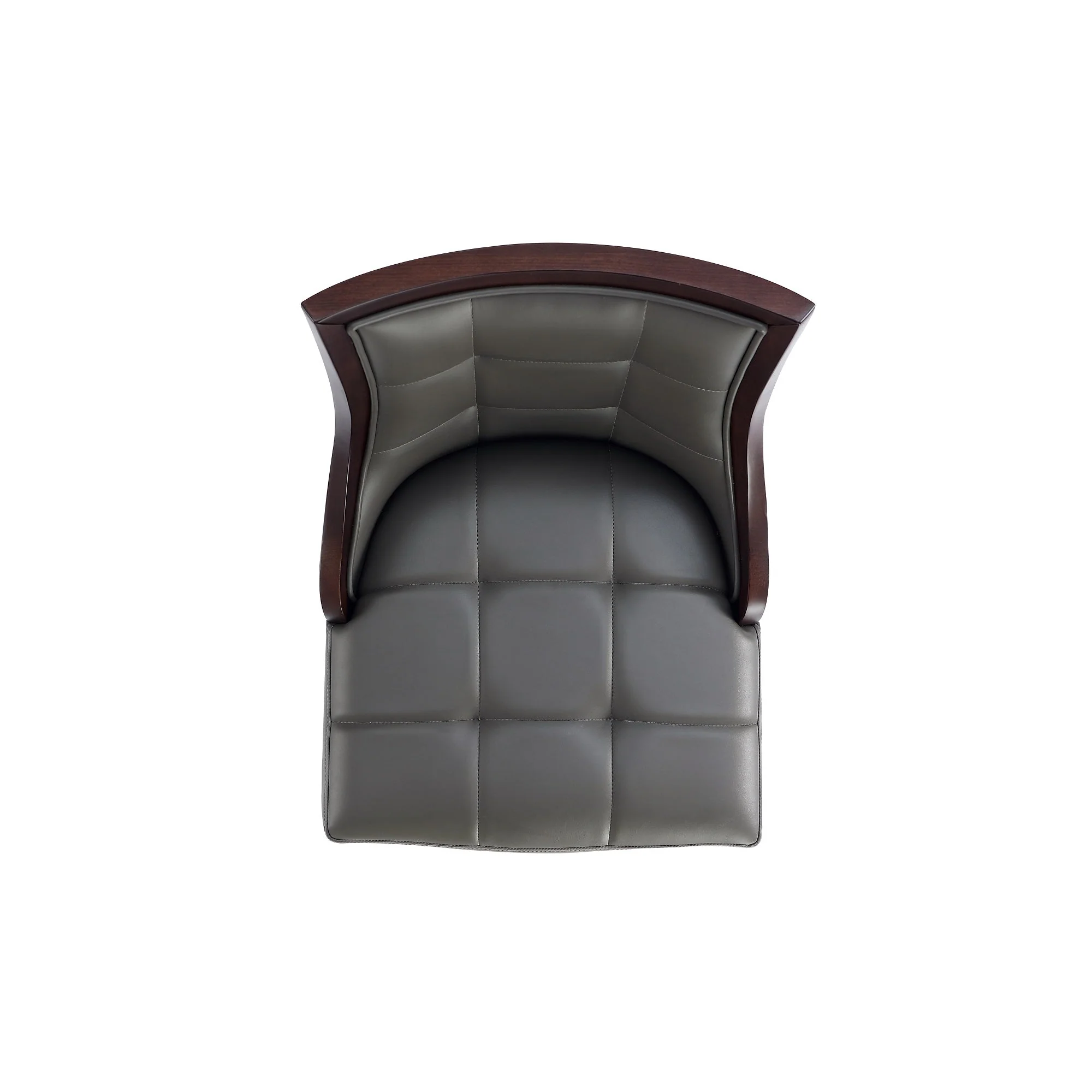 Fifth Avenue Faux Leather Counter Stool in Pebble Grey - Image 8