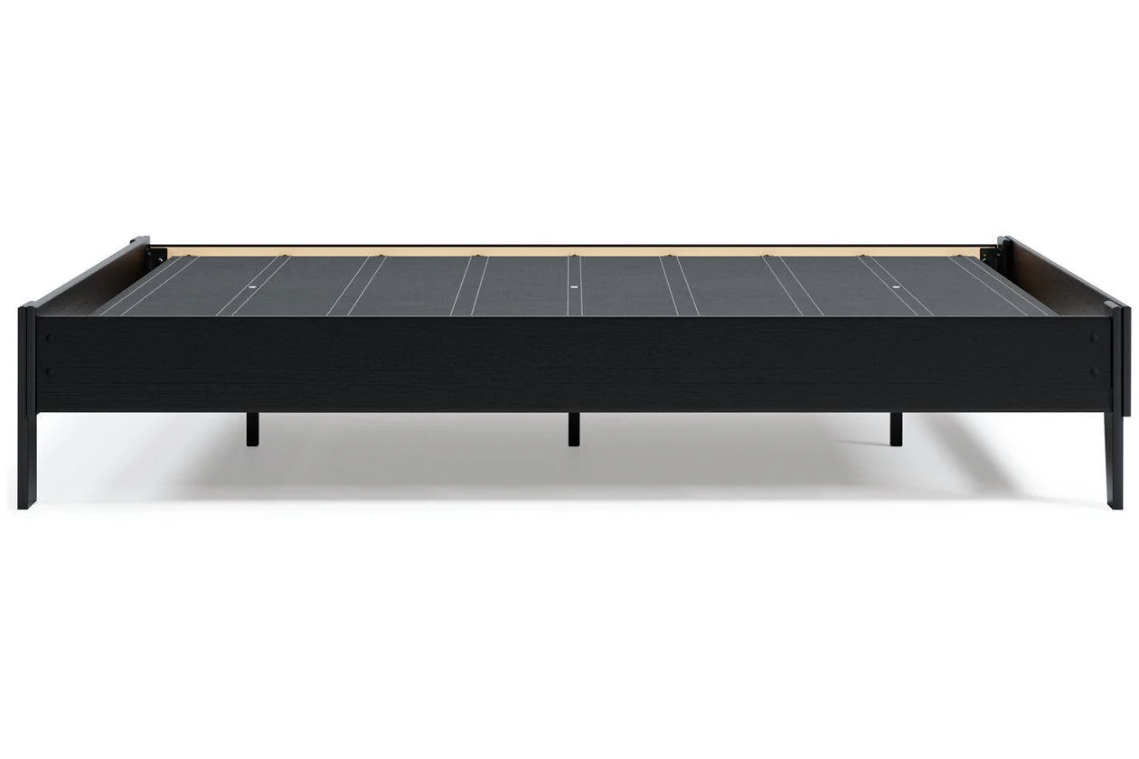 Finch Black Queen Platform Bed - Image 11
