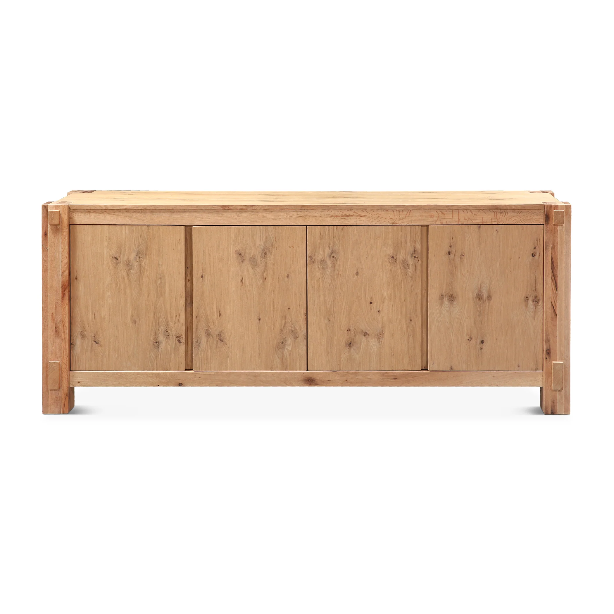 Flagstaff 80" Buffet in Natural Distressed Oak - Image 4