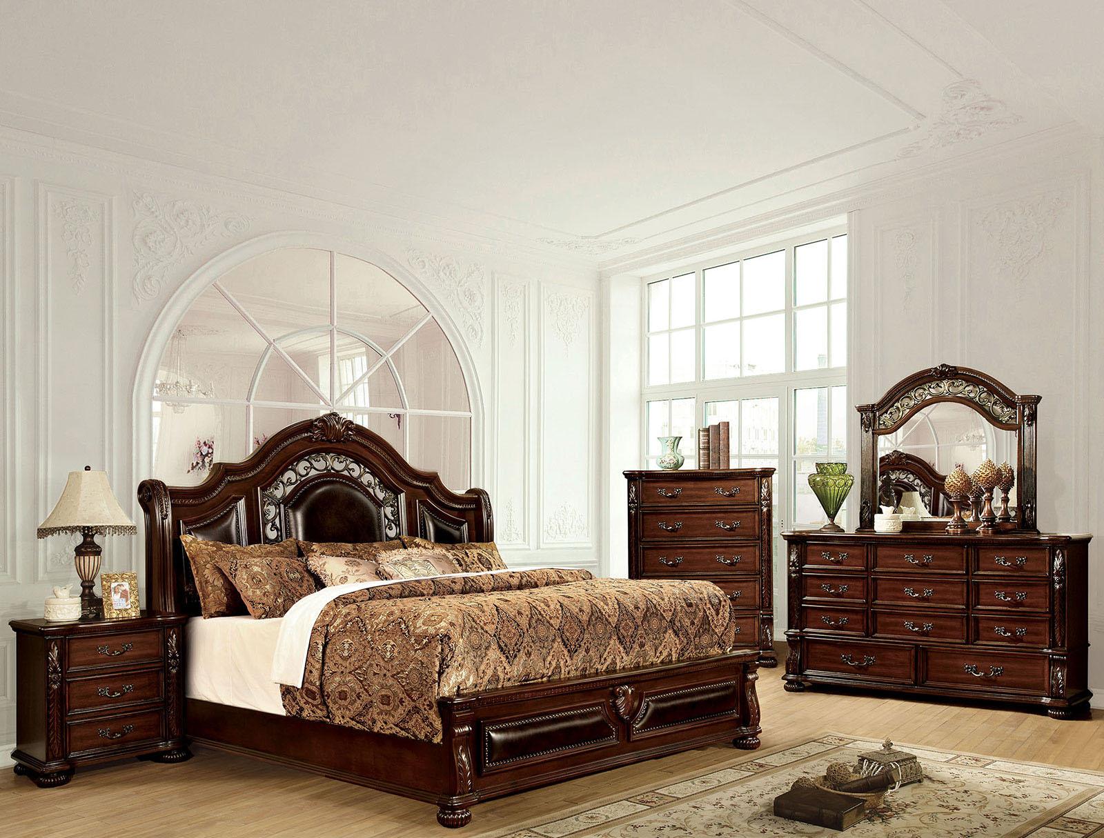 Flandreau Brown Cherry/Espresso King Bed - Image 4