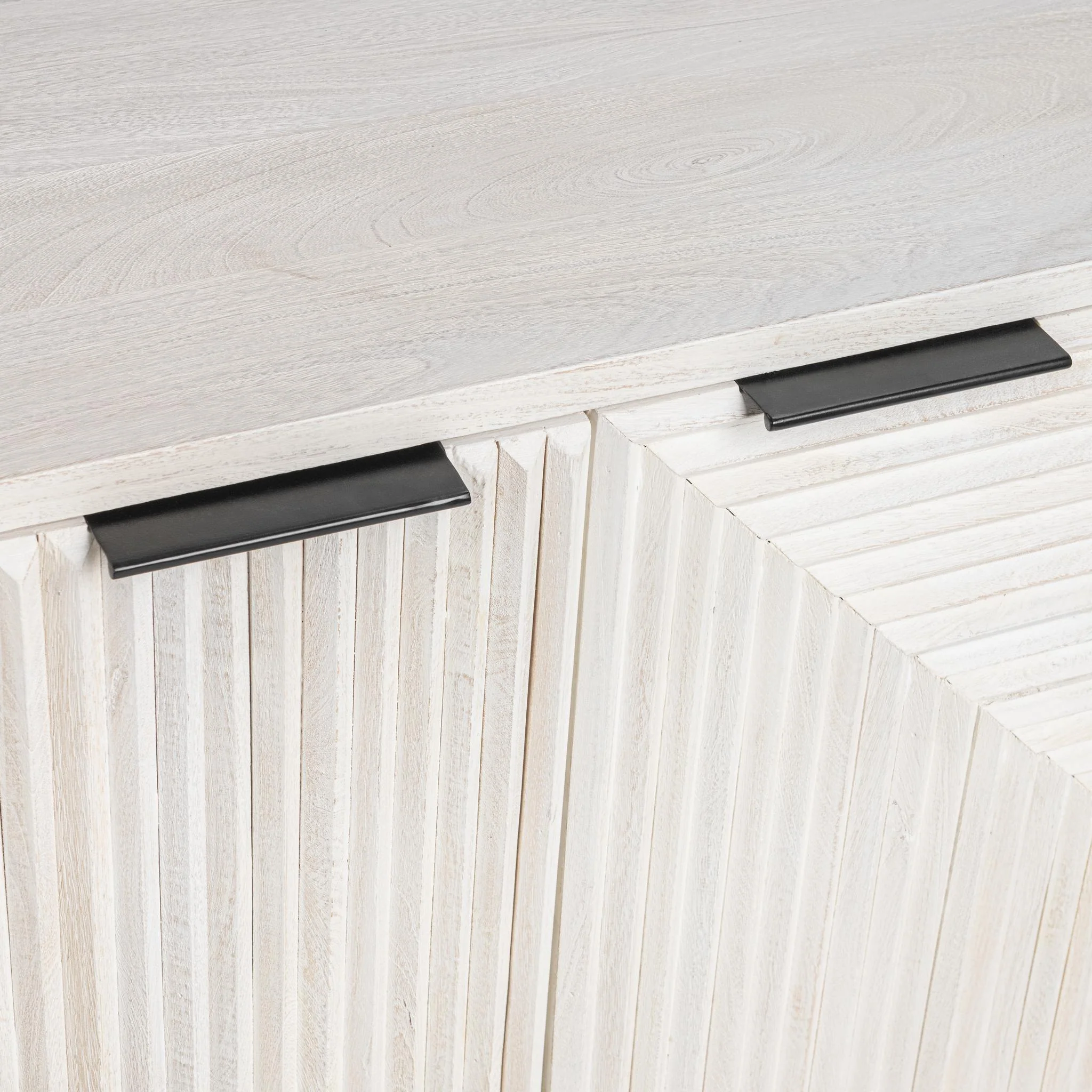 Flint 4 Door Cabinet - Coastal White - Image 6
