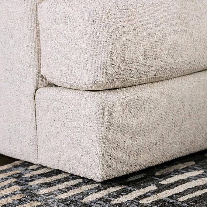 Flintshire Beige Loveseat - Image 3