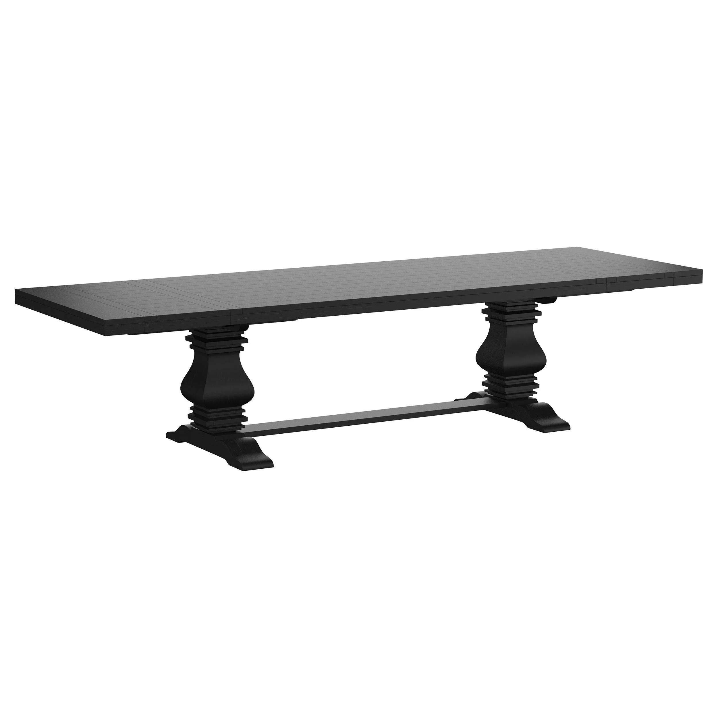 Florence Beige 9-Piece 126-inch Extension Dining Table Set - Image 2