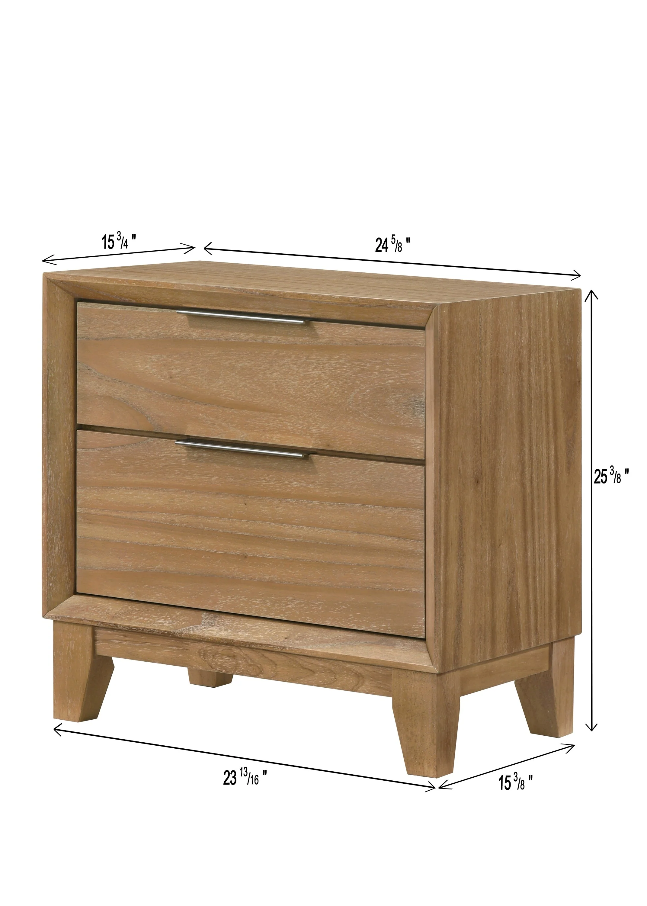 Florian Natural Upholstered Storage Platform Bedroom Set - Image 13