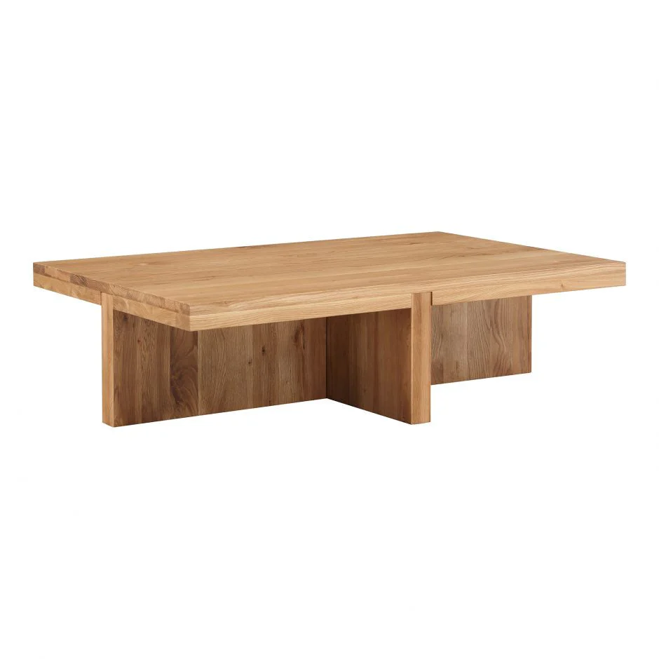 Folke Rectangular Coffee Table Natural - Image 2