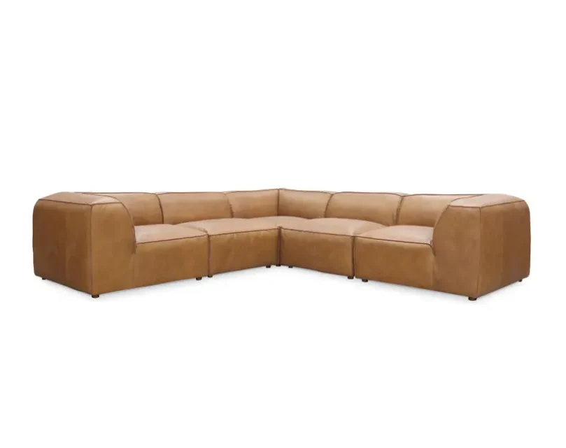 Form Dream Modular Sectional Sonoran Tan Leather