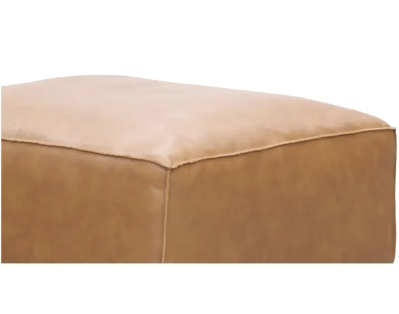 Form Ottoman Sonoran Tan Leather - Image 4