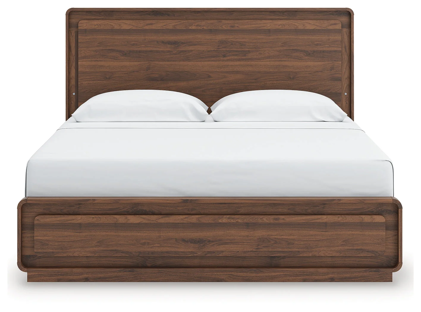 Fortlorn Walnut Brown King Panel Bed - Image 7
