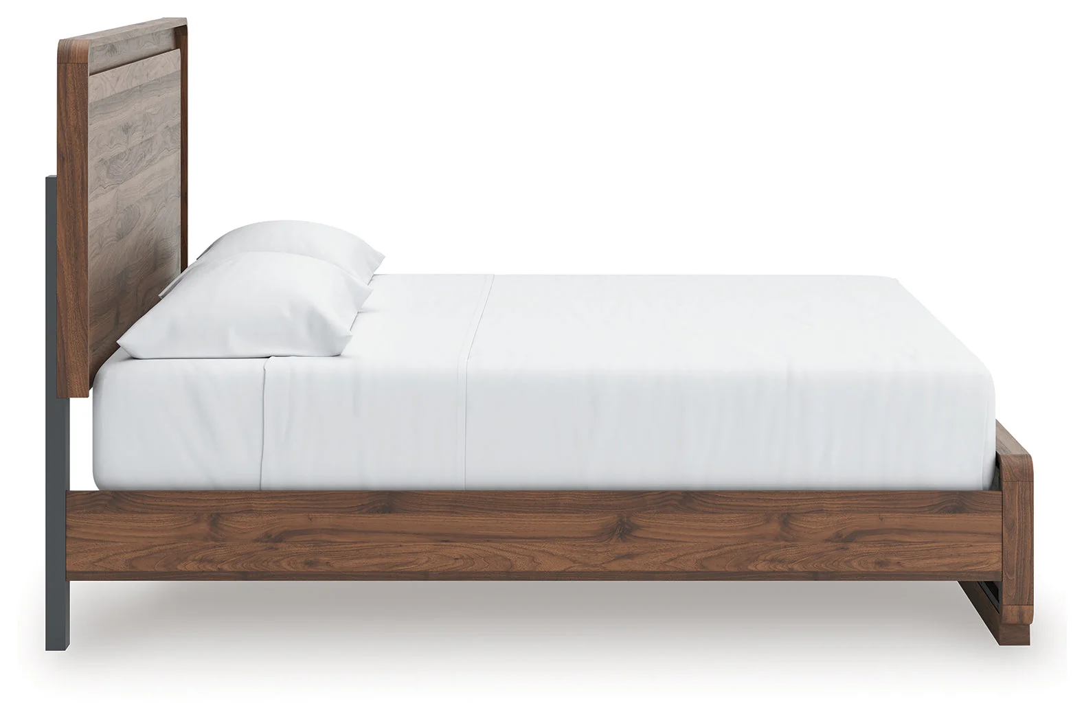 Fortlorn Walnut Brown King Panel Bed - Image 9