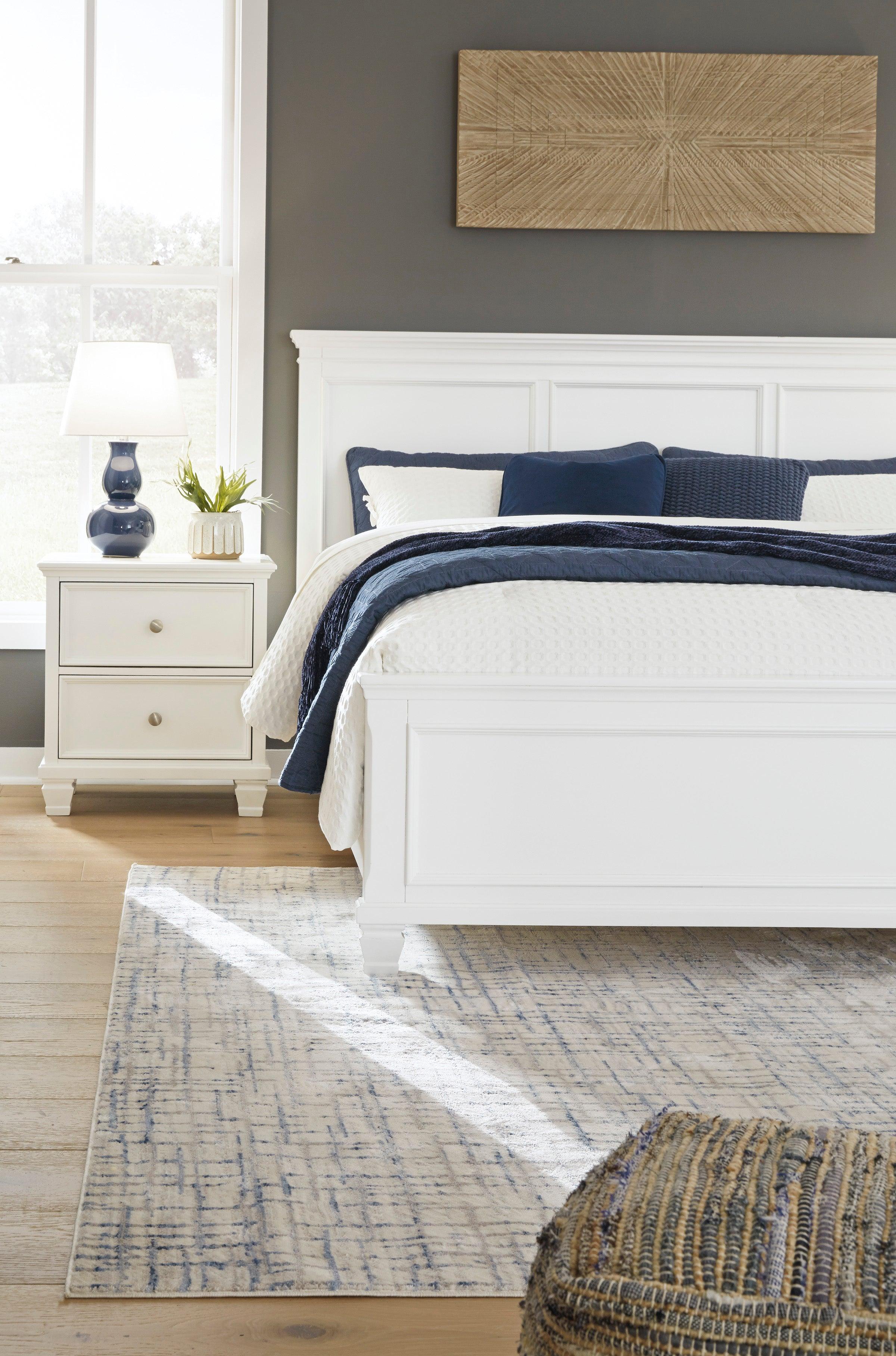 Fortman White Panel Bedroom Set - Image 12