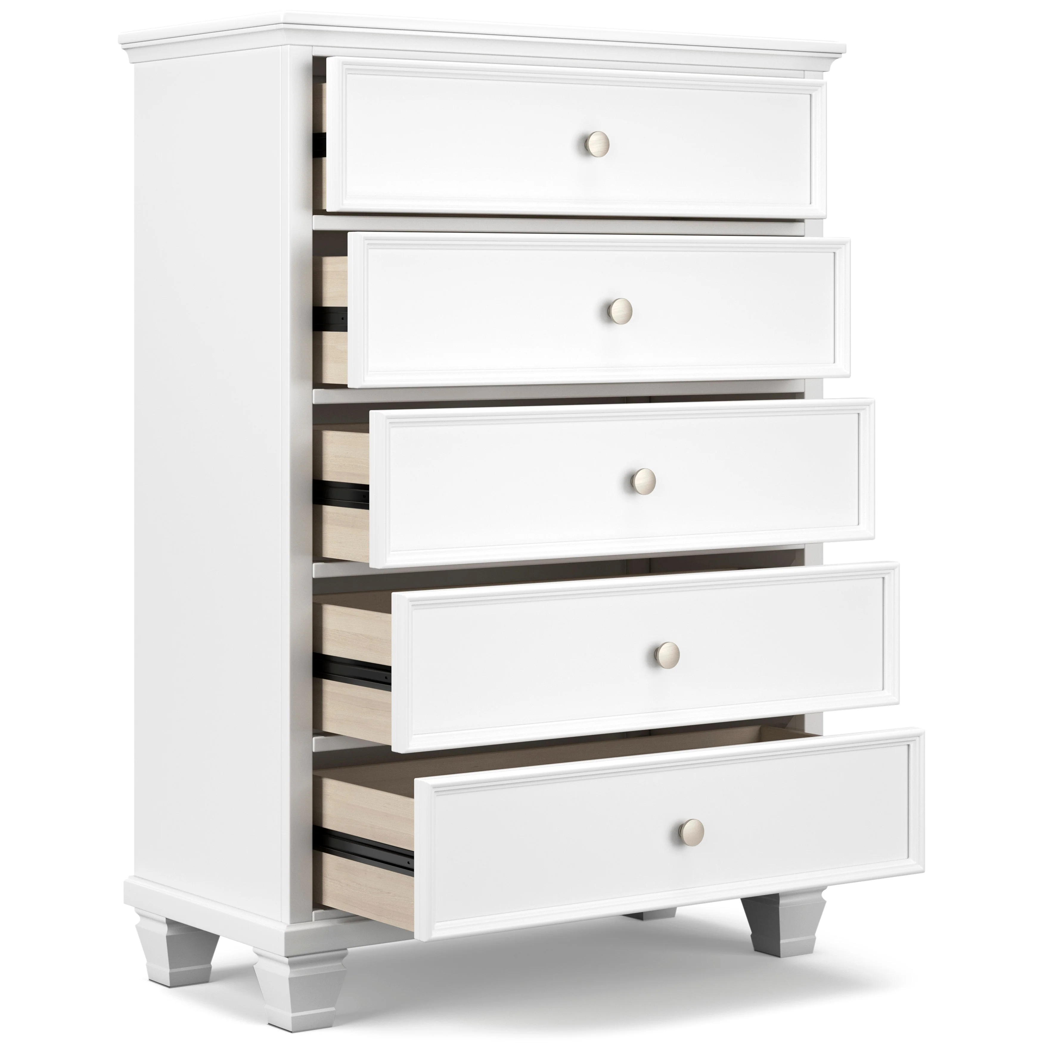 Fortman White Panel Storage Bedroom Set - Image 20