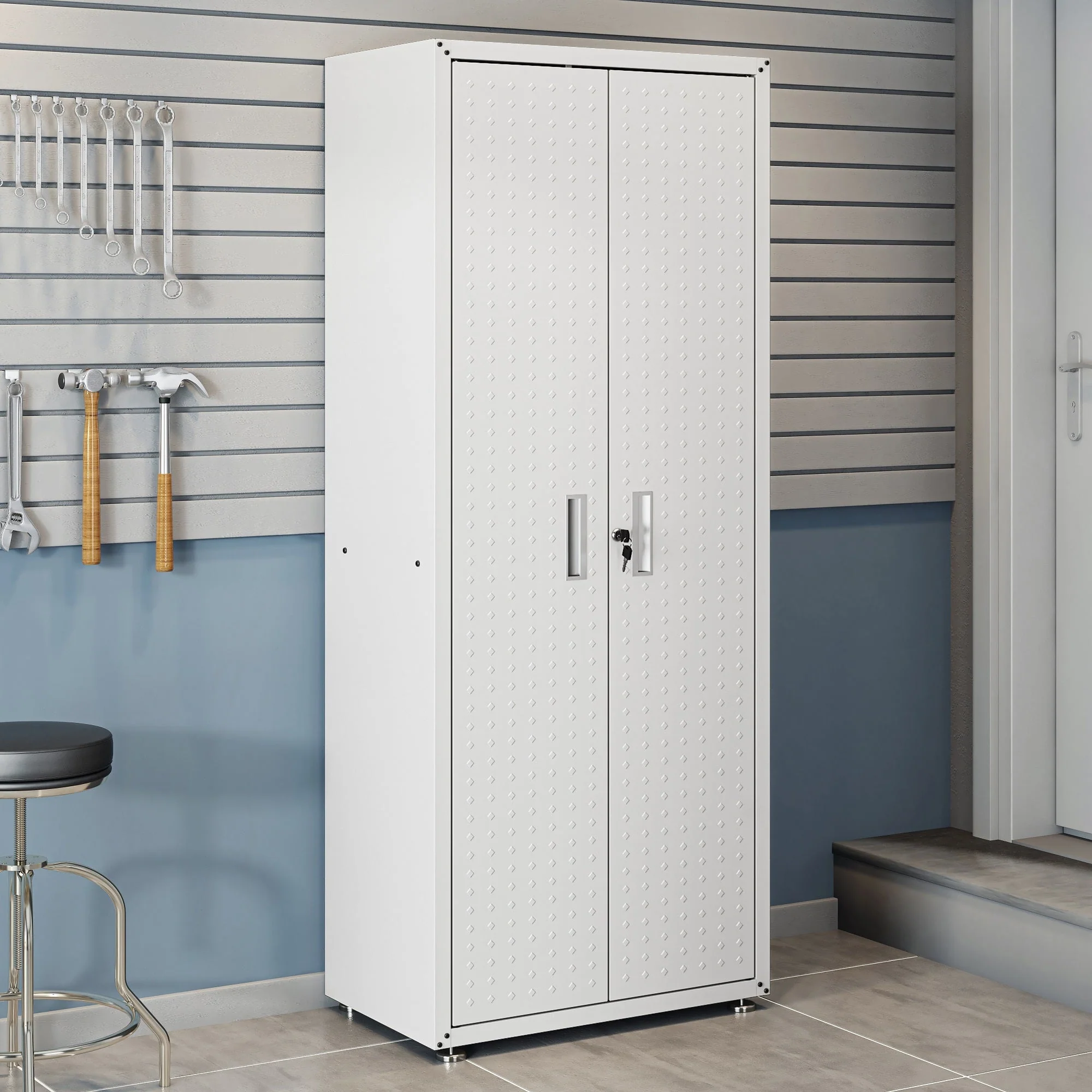 Fortress 6-Piece Garage Set in White - Image 8
