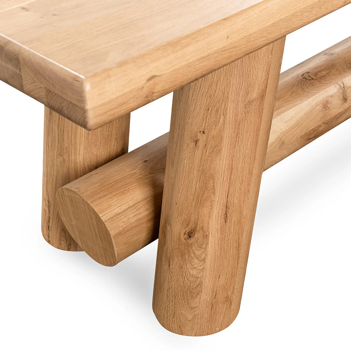 Foundation Counter Table - Light Oak - Image 6