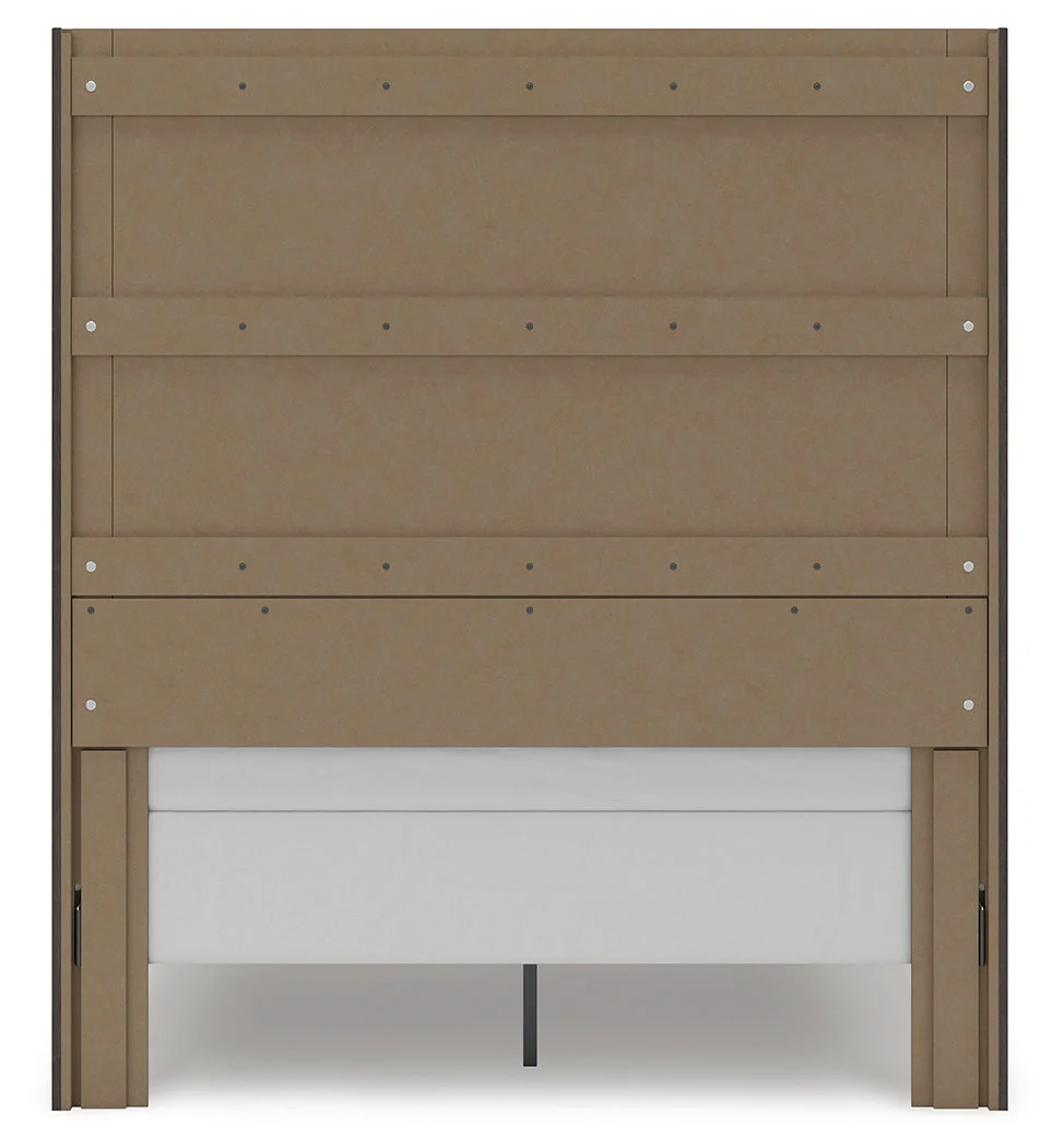 Fraluna Charcoal Queen Panel Storage Bed - Image 7