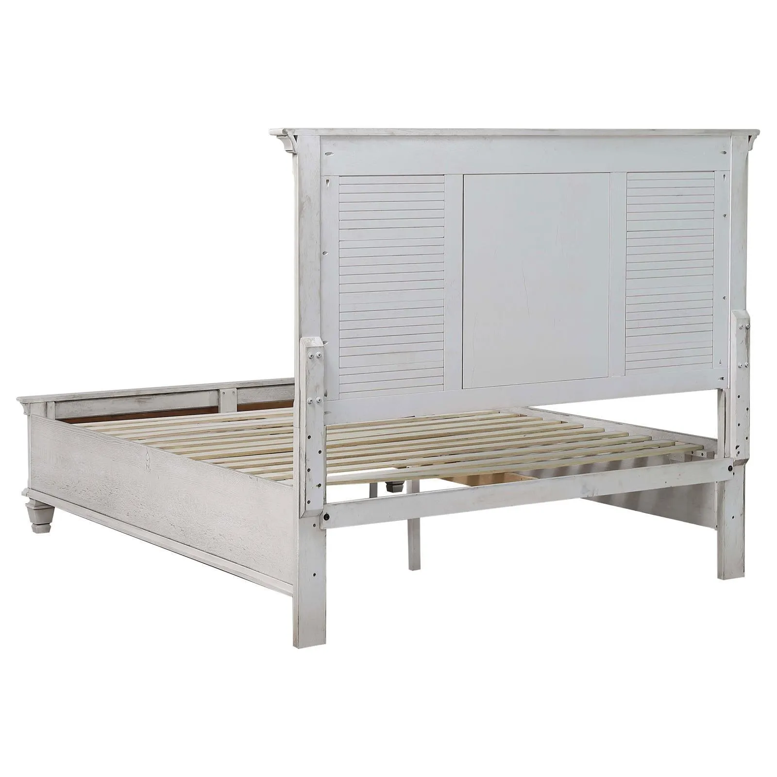 Franco Antique White Queen Storage Bed - Image 5