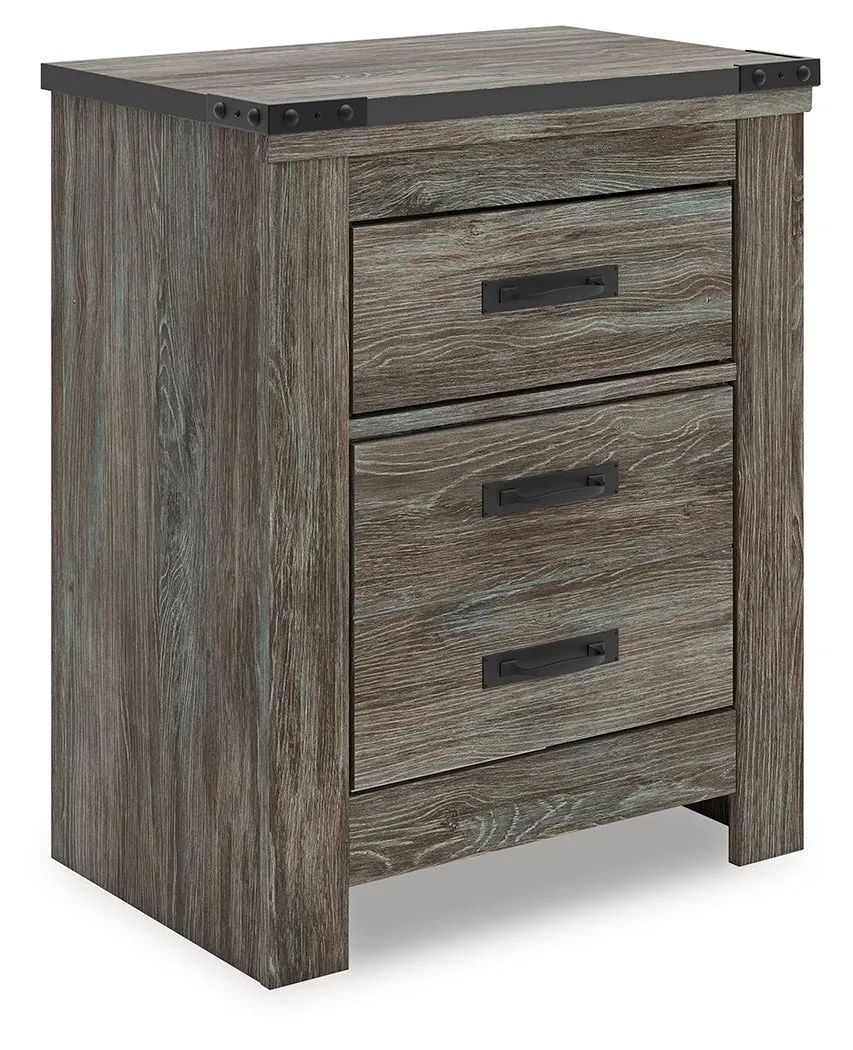 Frandern Gray Nightstand - Image 2