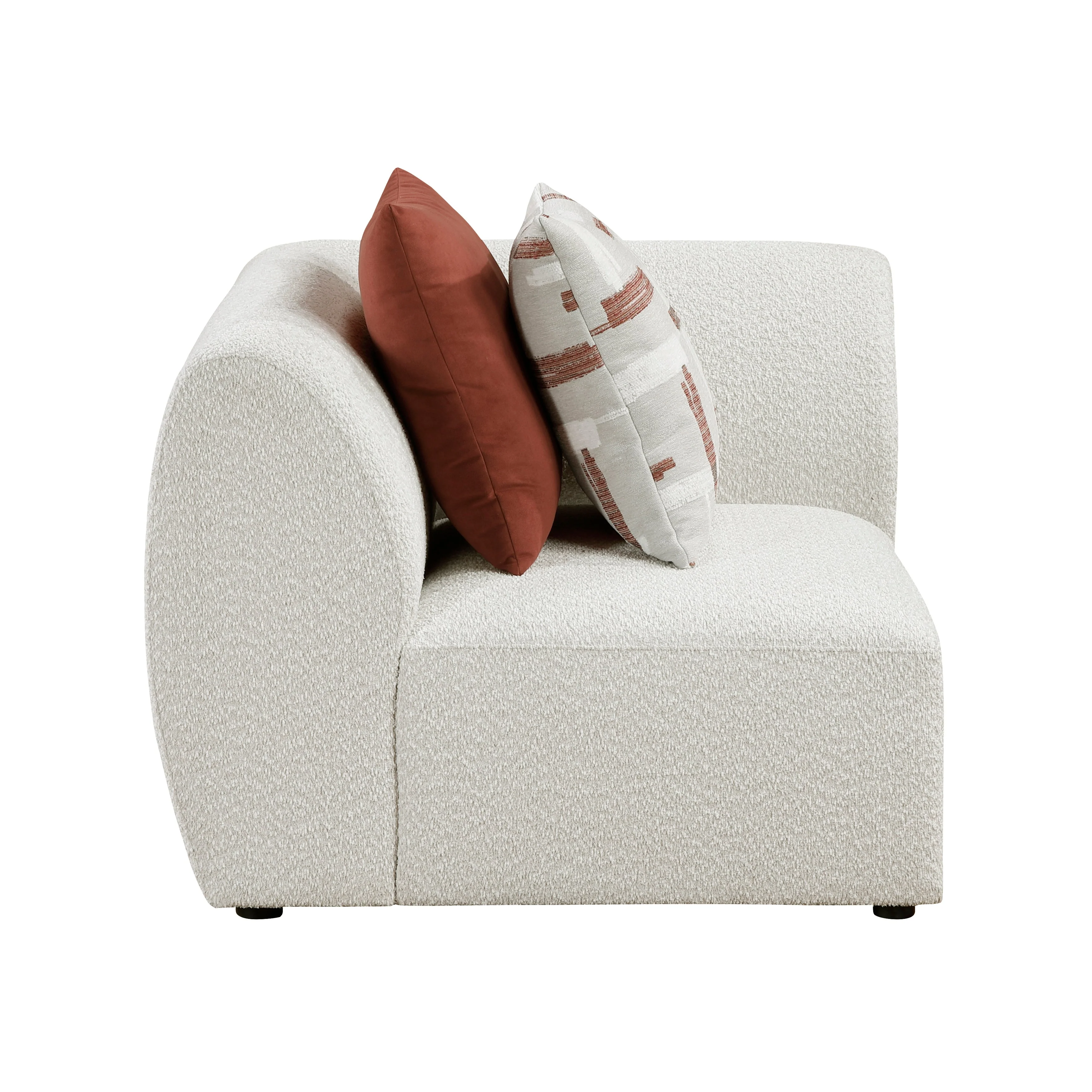 Franz Beige Chenille 4-Piece Modular Sectional - Image 7