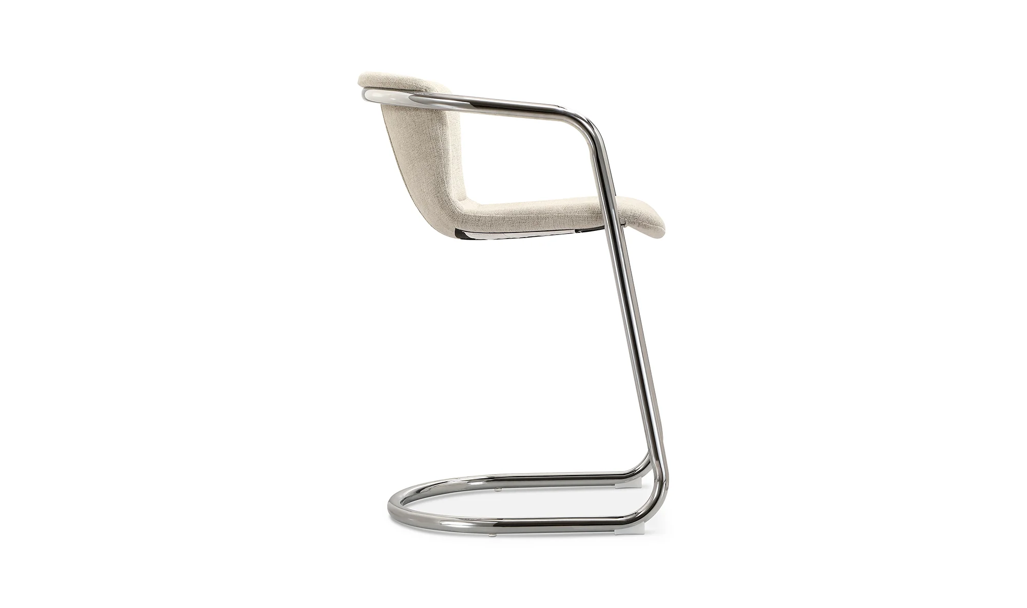 Freeman Chrome Frame Counter Stool Blended Cream - Image 2