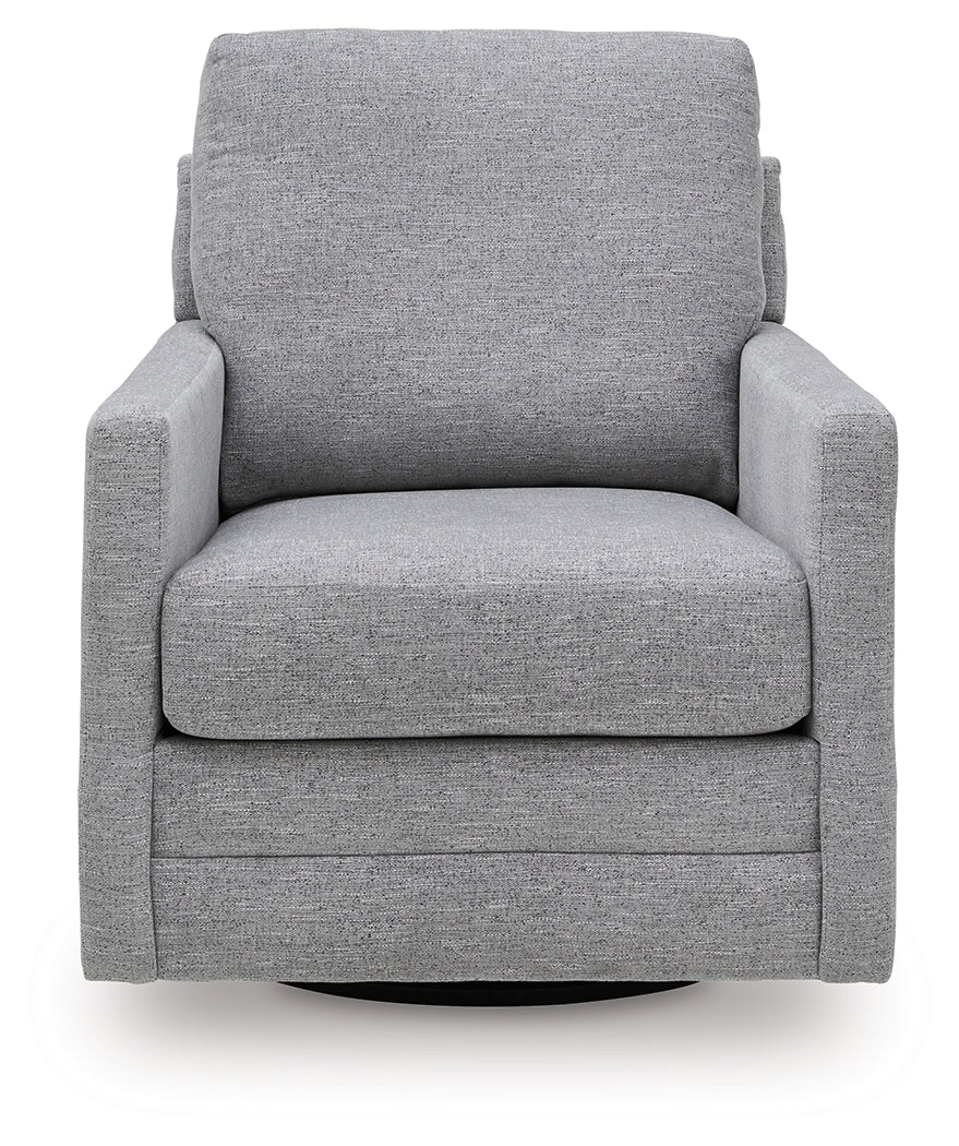 Freybourne Pewter Swivel Accent Chair - Image 3