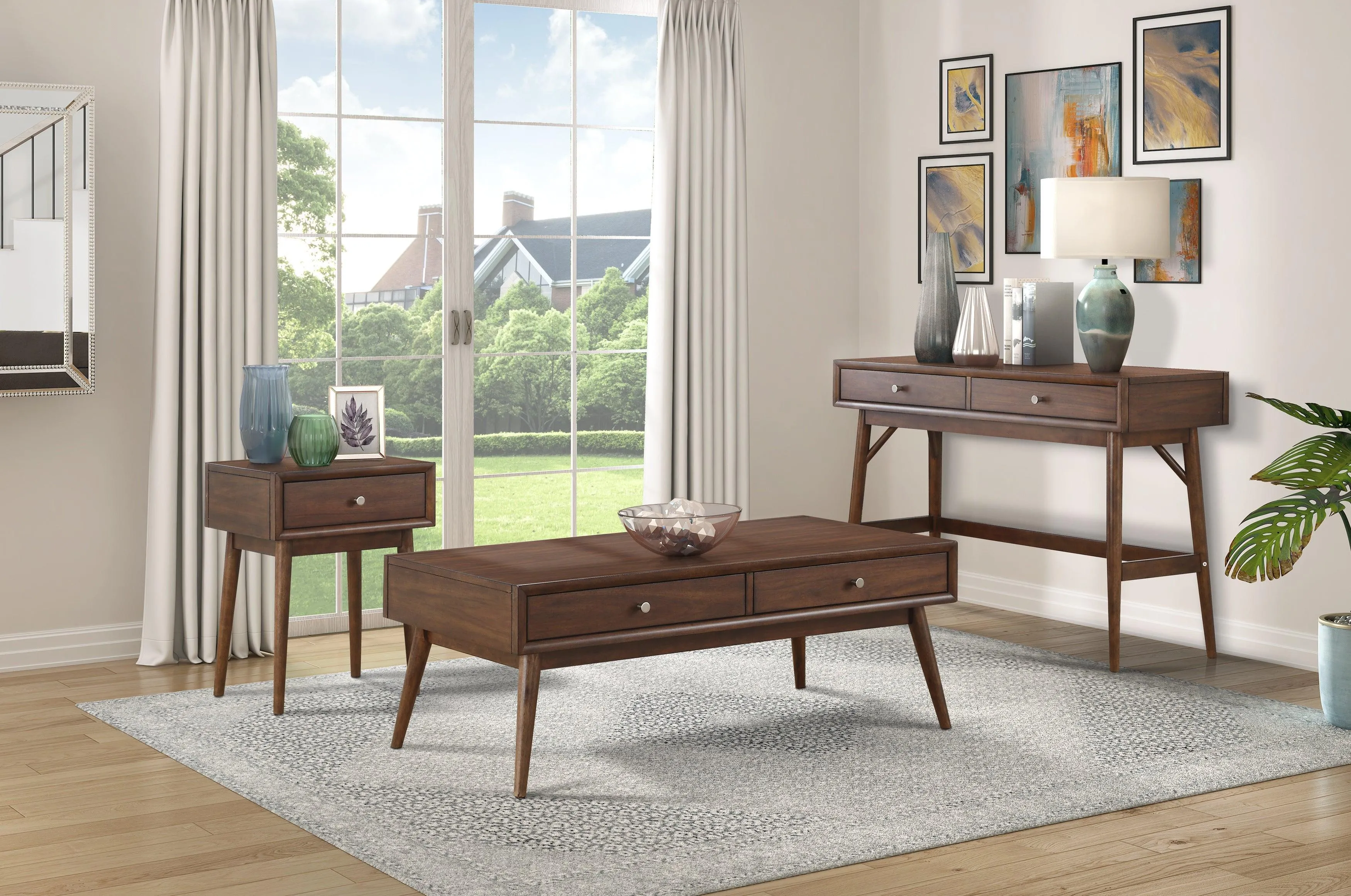 Frolic Brown Coffee Table - Image 2