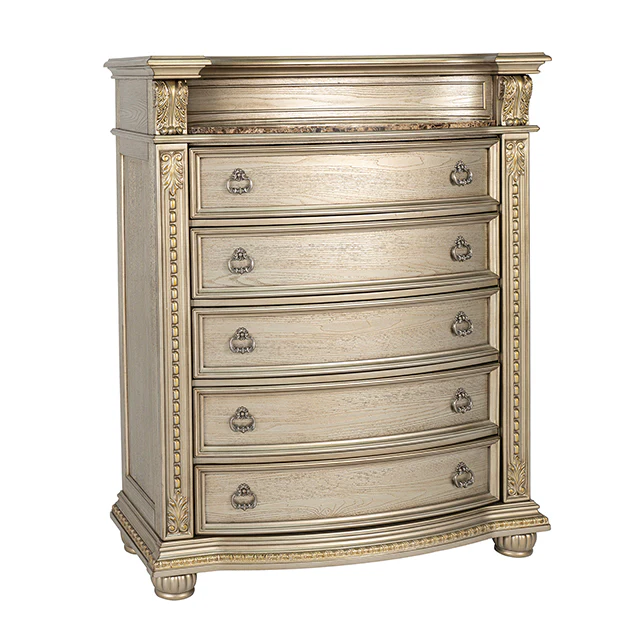 Fromberg Gold Champagne Chest w/Marble Insert - Image 2