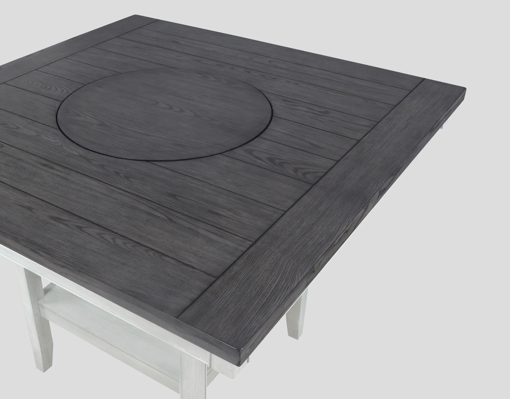 Fulton Chalk and White Counter Height Table - Image 3