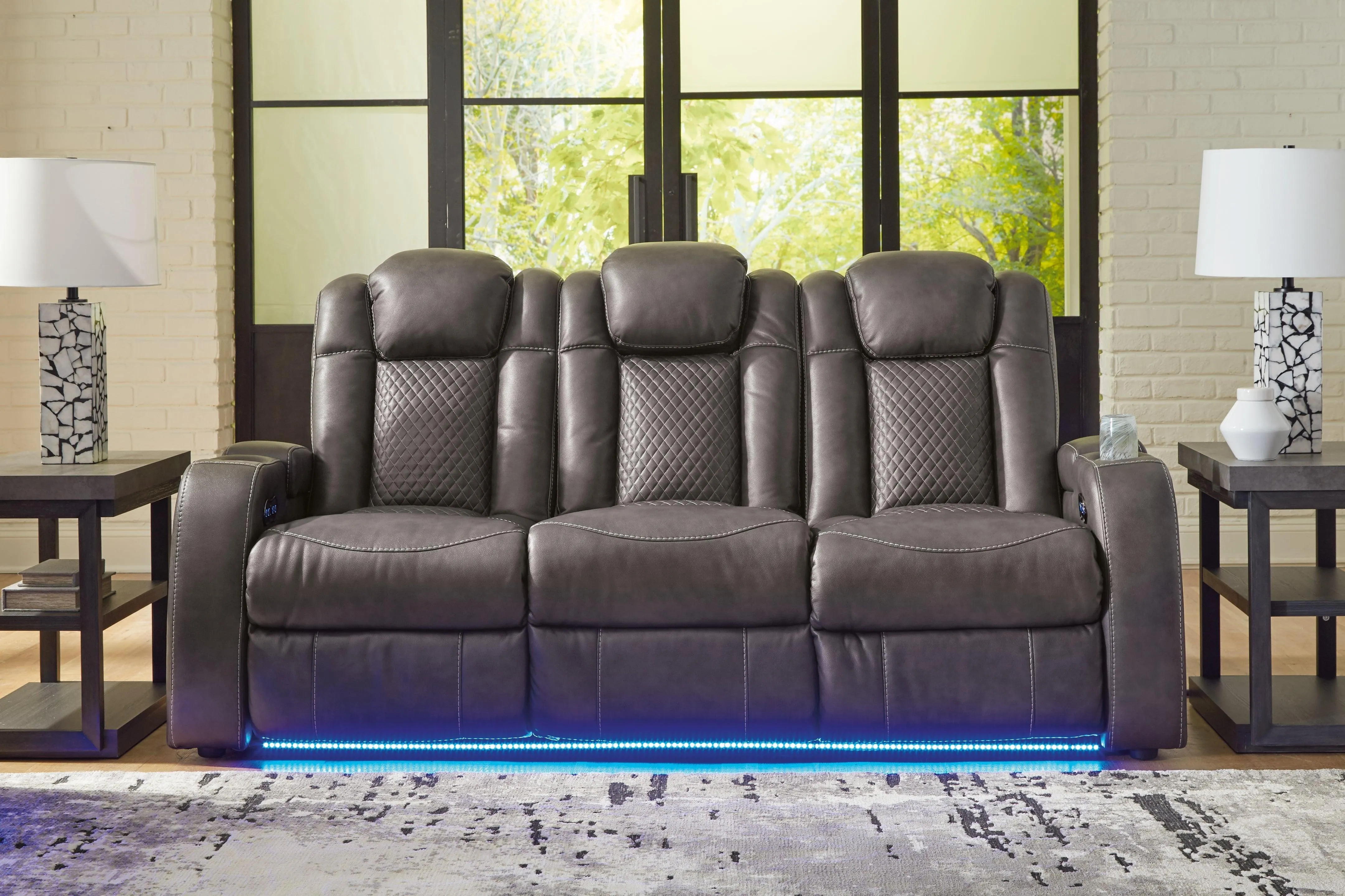 Fyne-Dyme Shadow Dual Power Reclining Sofa - Image 15