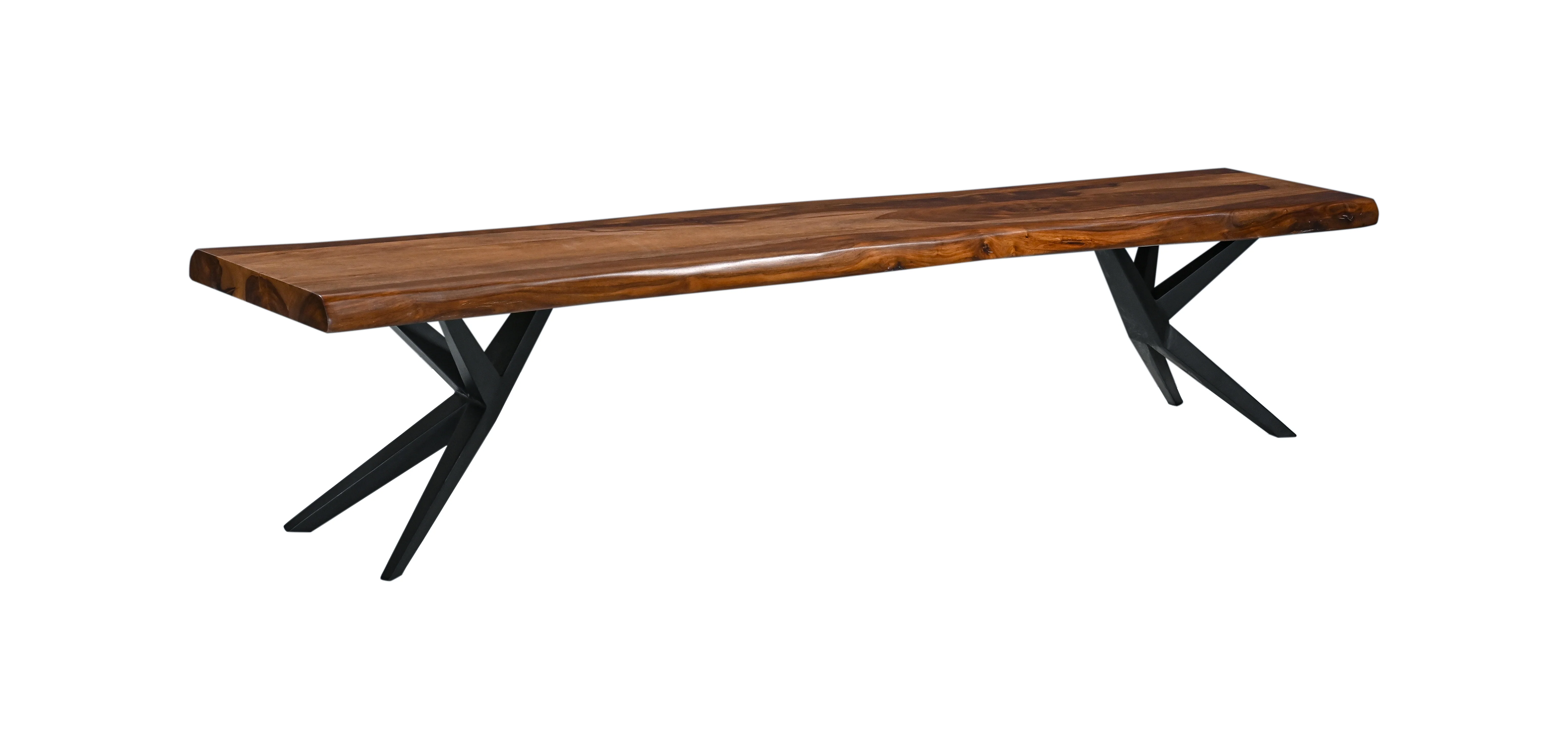 Austin Loft 90" Bench in Natural Sheesham - Image 18
