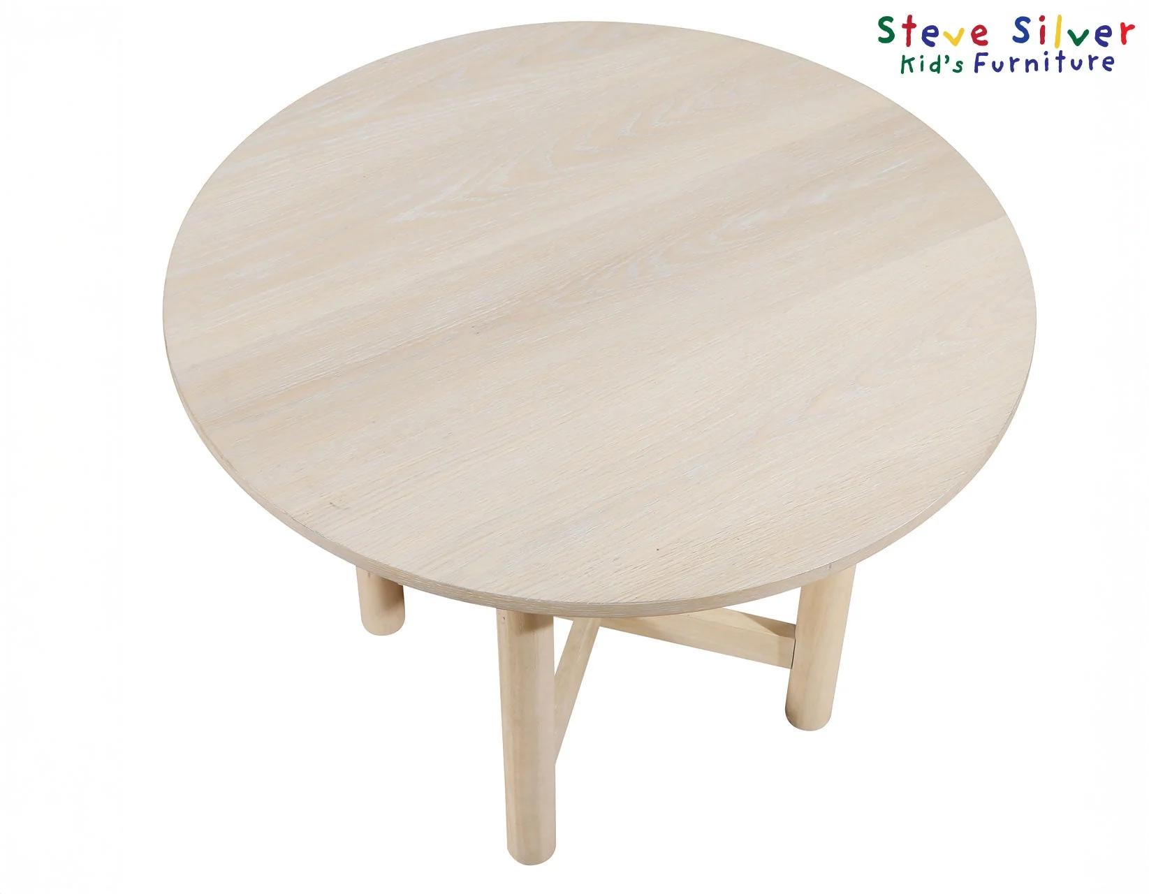 Gabby Washed Oak 30" Kids Round Table - Image 4