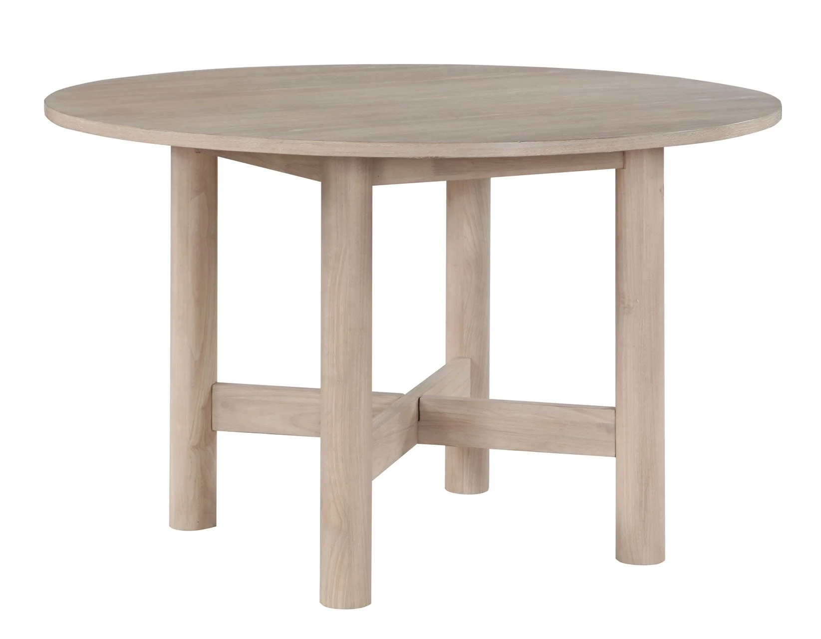Gabby Washed Oak Round Dining Room Set - Image 2