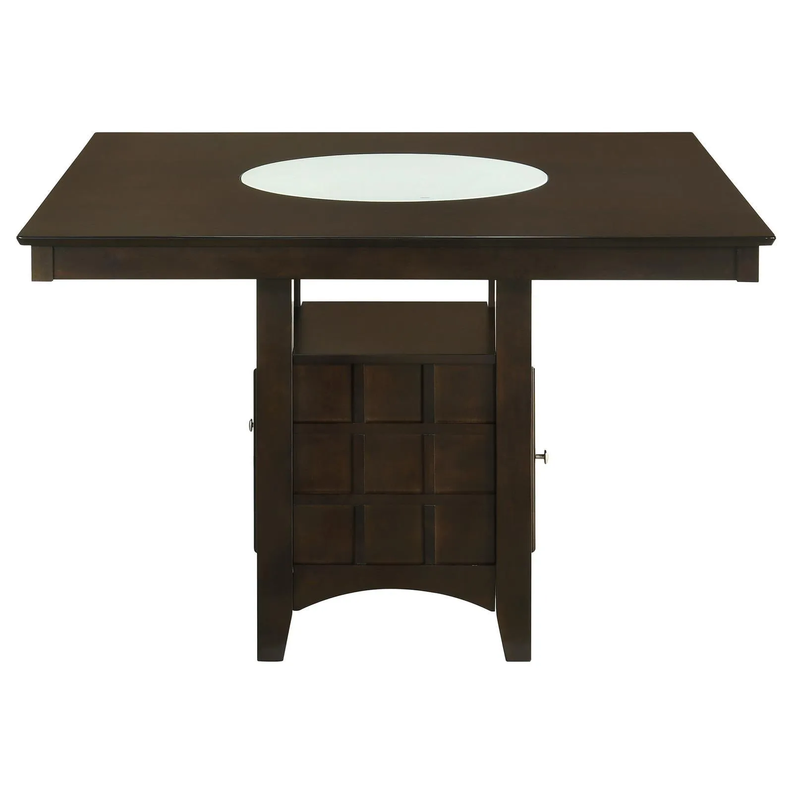 Gabriel Cappuccino 5-Piece Square Counter Height Dining Set - Image 4