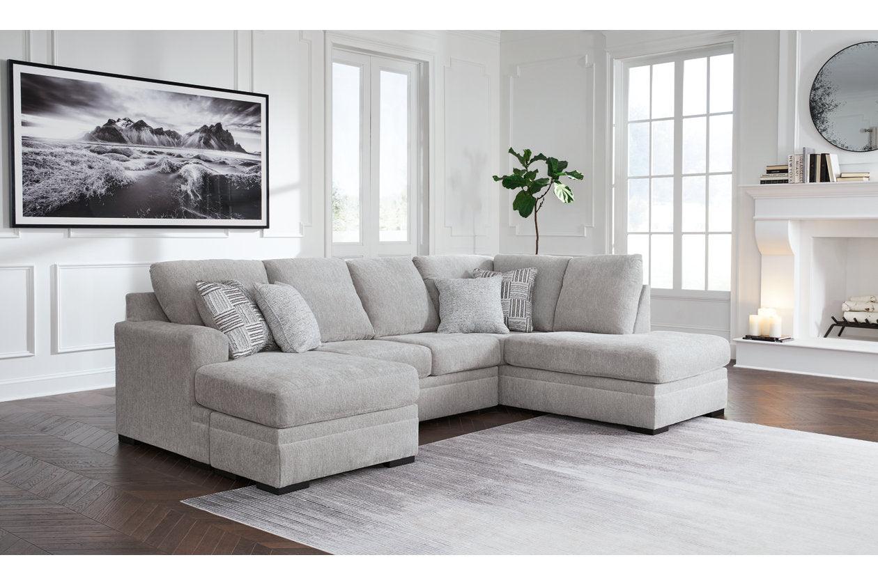 Gabyleigh Nickel 2-Piece Sectional with RAF Chaise
