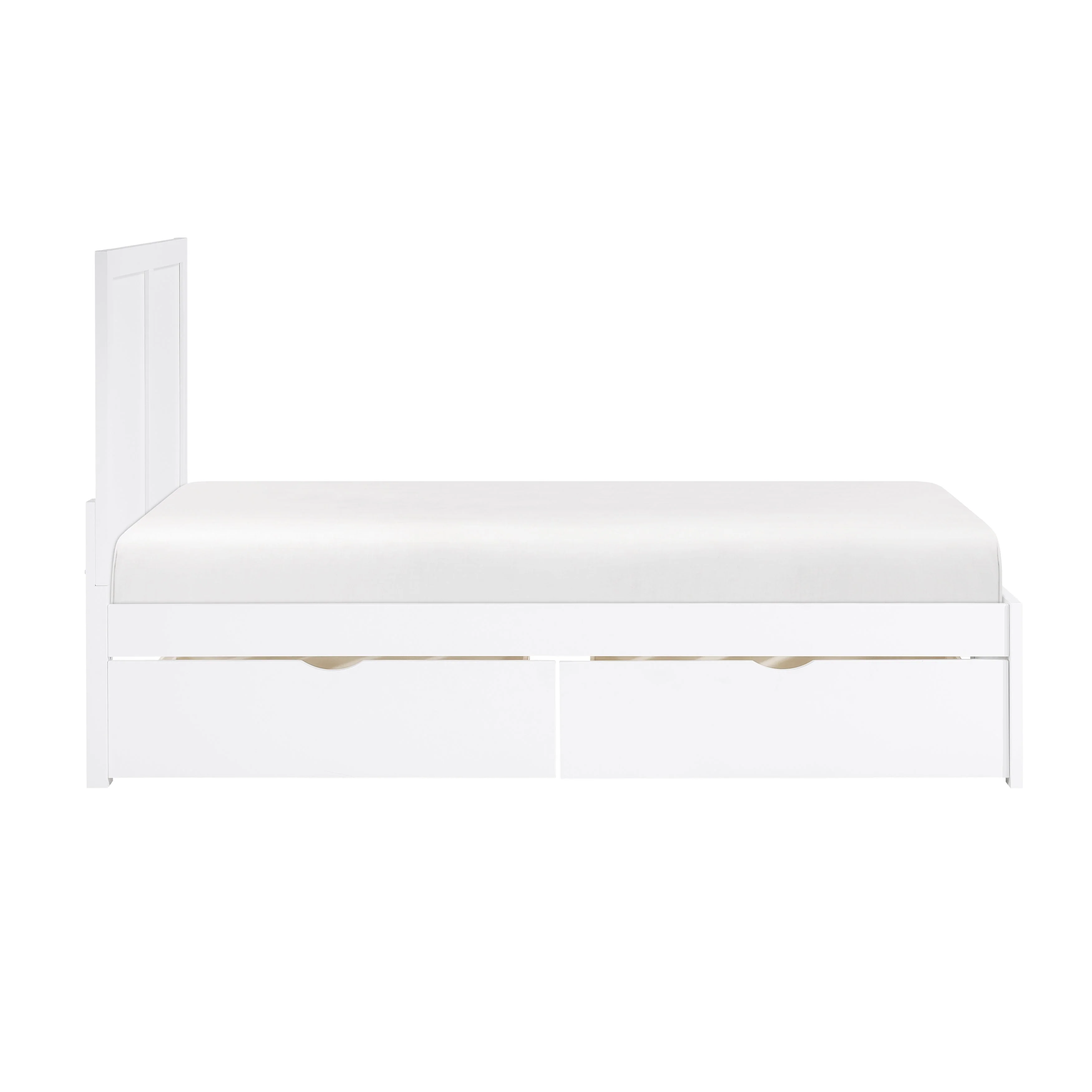Galen White Twin Platform Bed - Image 6