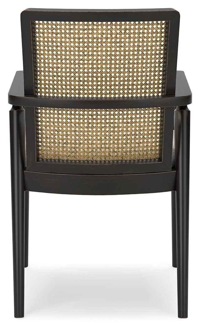 Galliden Black Dining Arm Chair, Set of 2 - Image 6