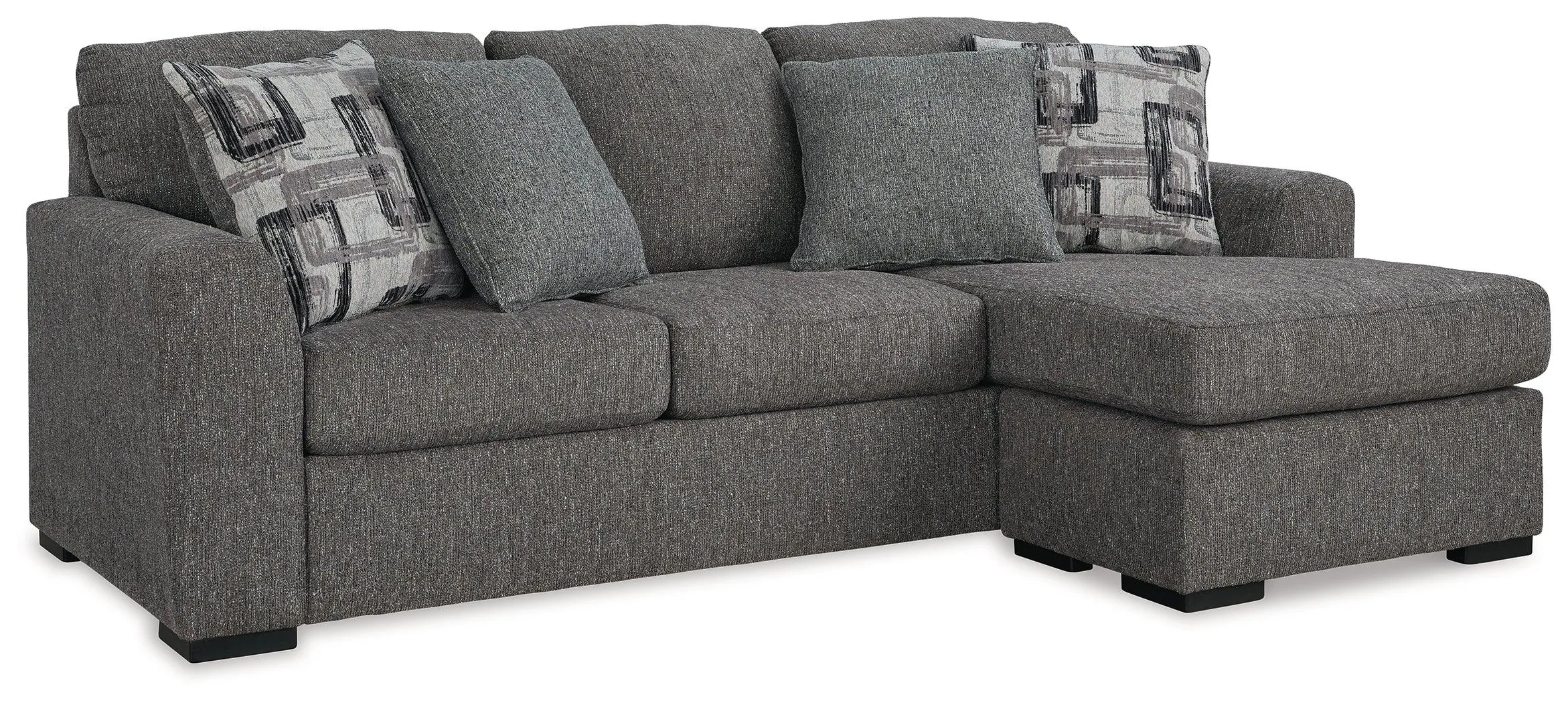 Gardiner Pewter Reversible Sofa Chaise - Image 2