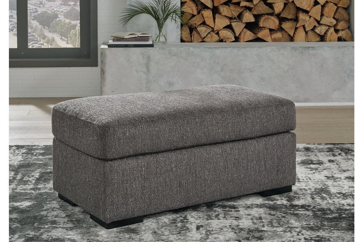 Gardiner Pewter Sofa Chaise and Ottoman - Image 14