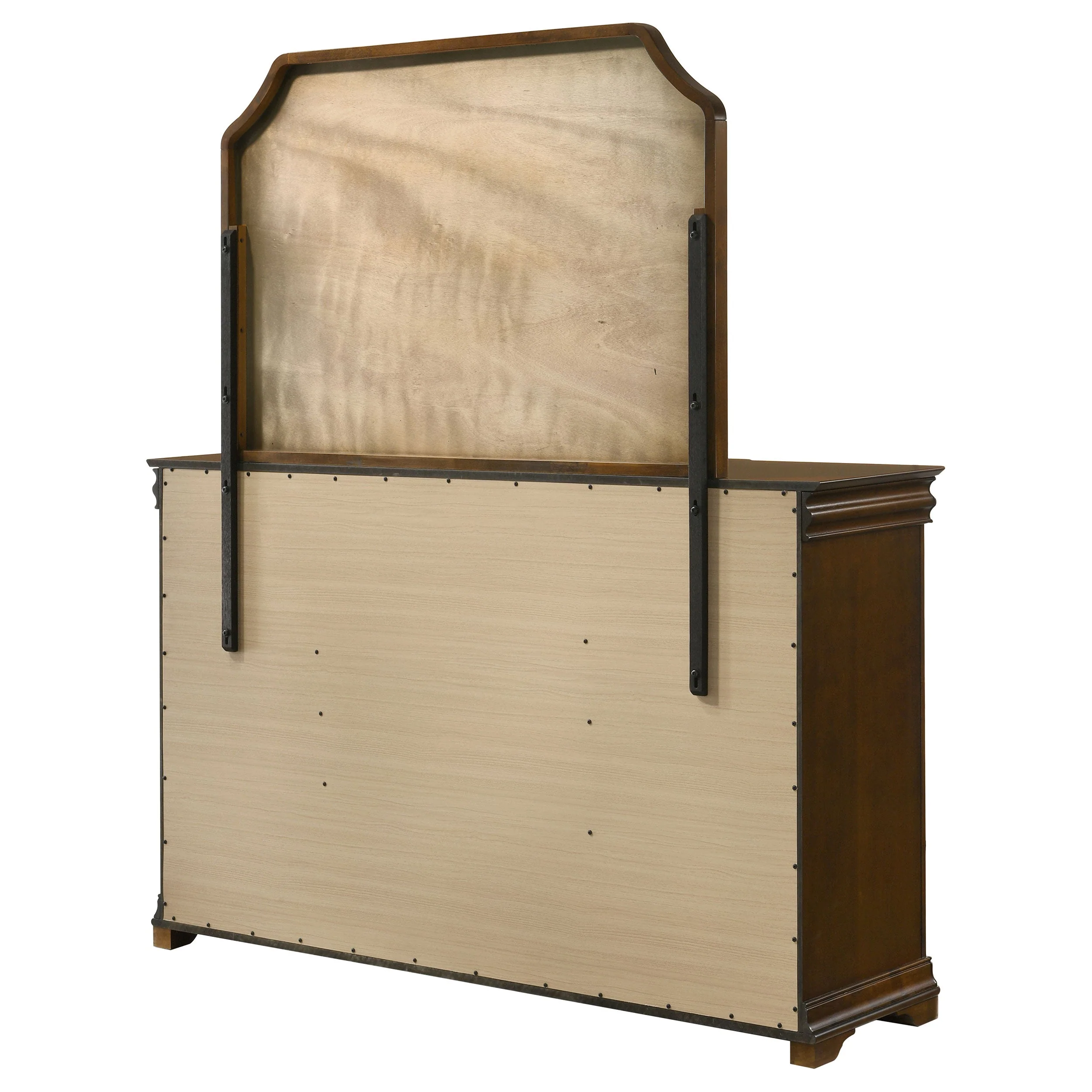 Garland Brown Cherry 11-drawer Bedroom Dresser with Mirror - Image 8