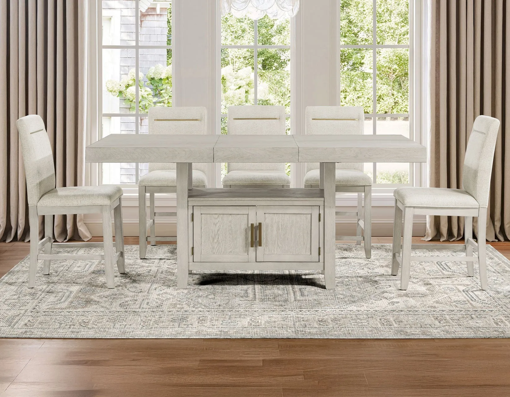 Garland Greige Counter Height Dining Set