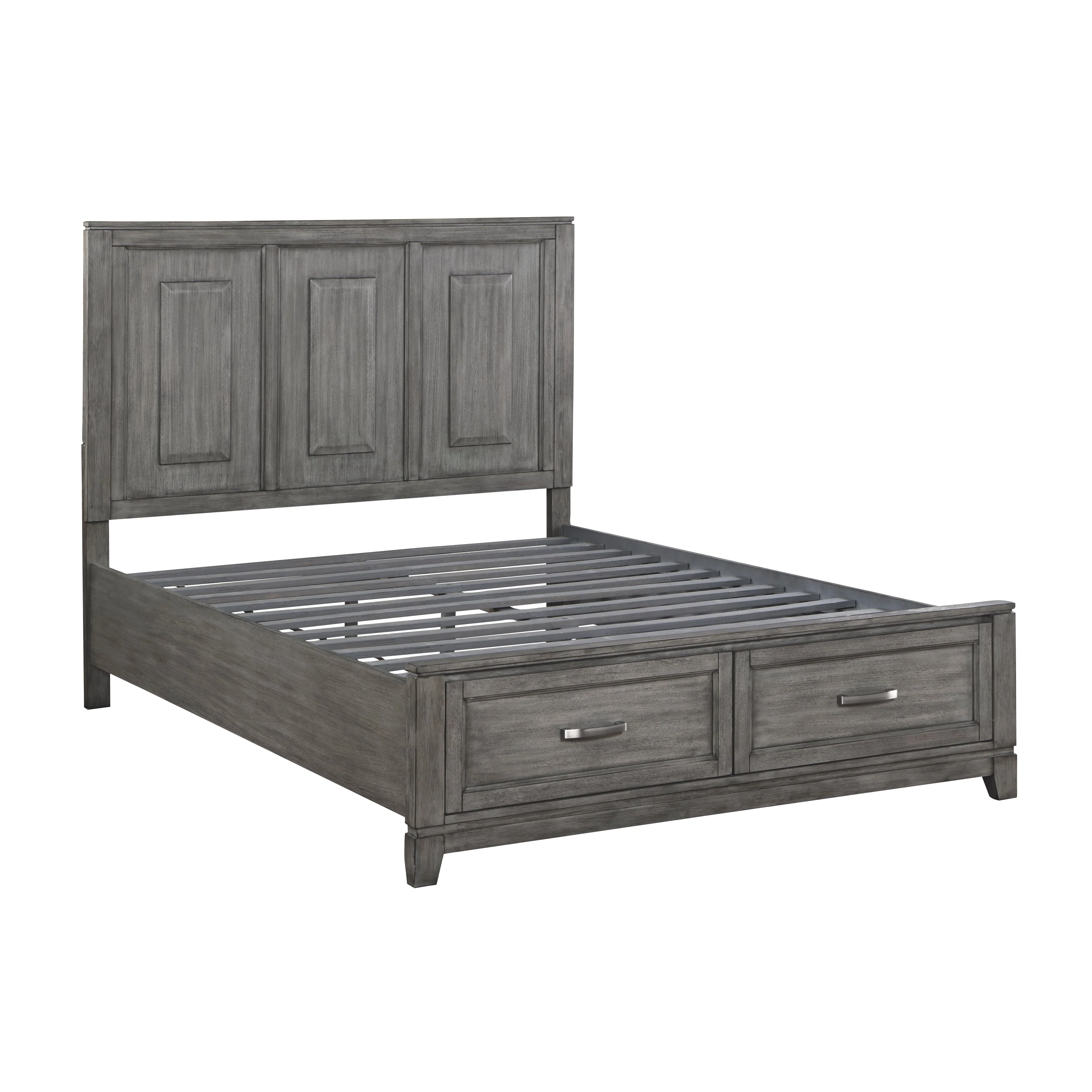 Garretson Gray King Storage Platform Bed - Image 4