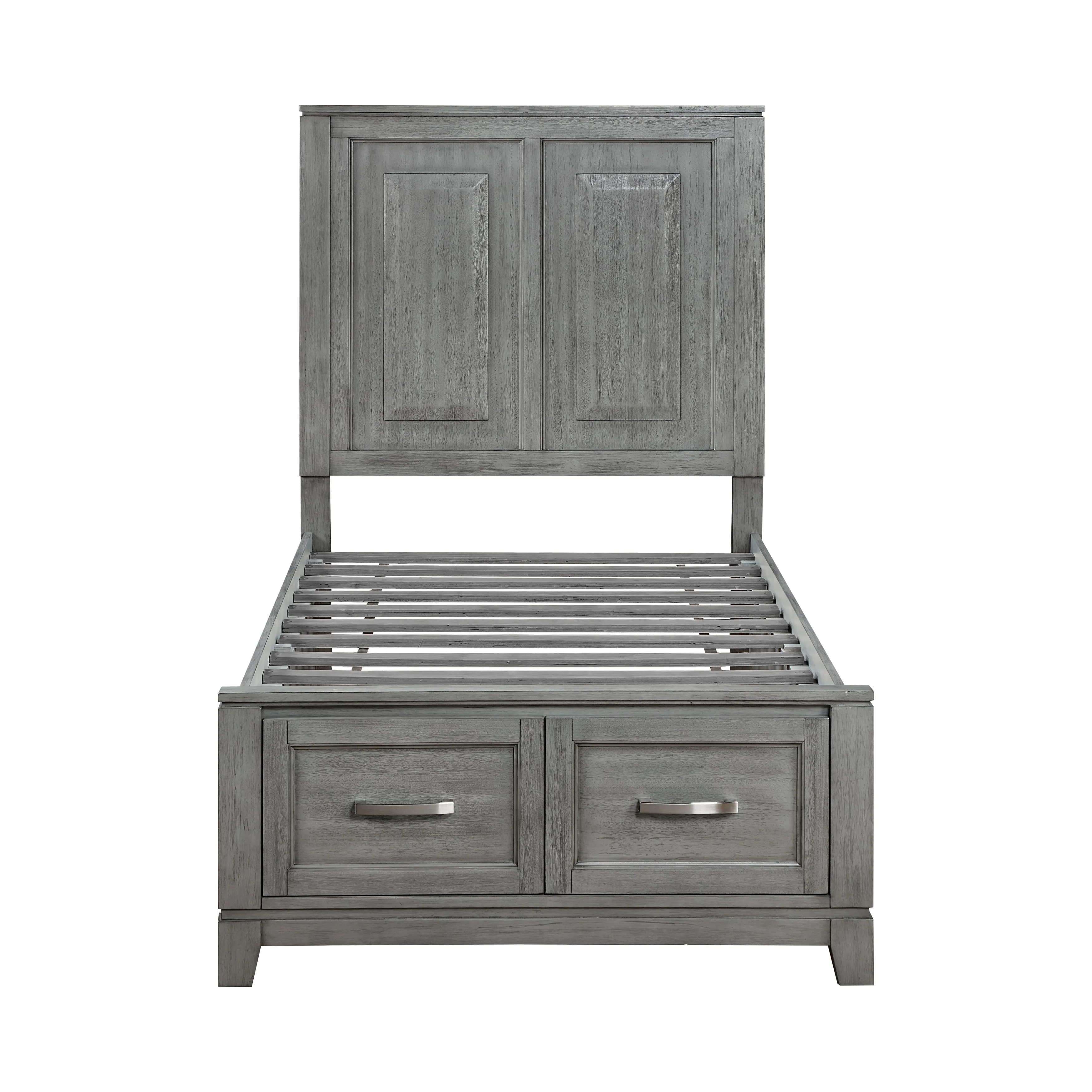 Garretson Gray Twin Storage Platform Bed - Image 2