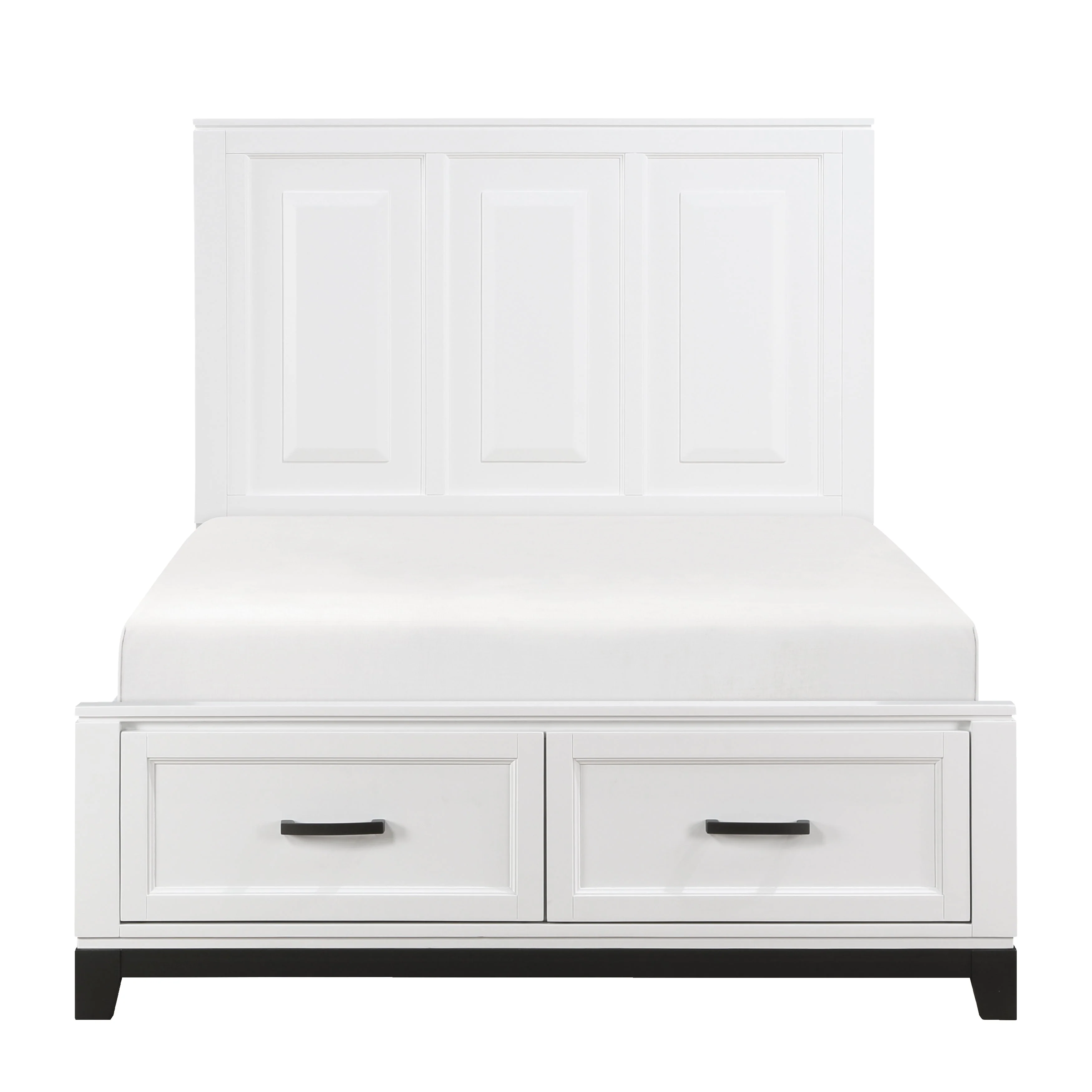 Garretson White Full Storage Platform Bed - Image 9