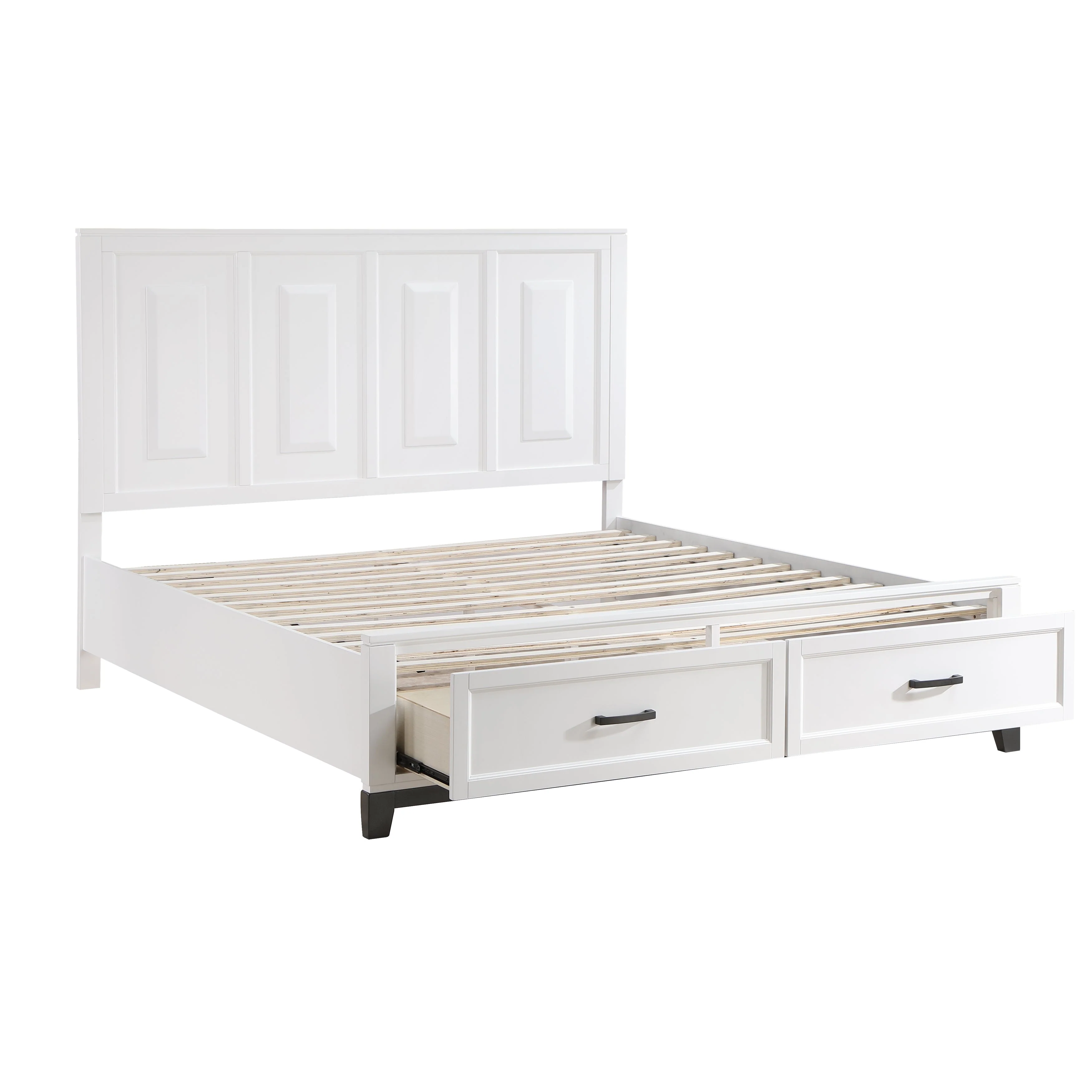 Garretson White King Storage Platform Bed - Image 5