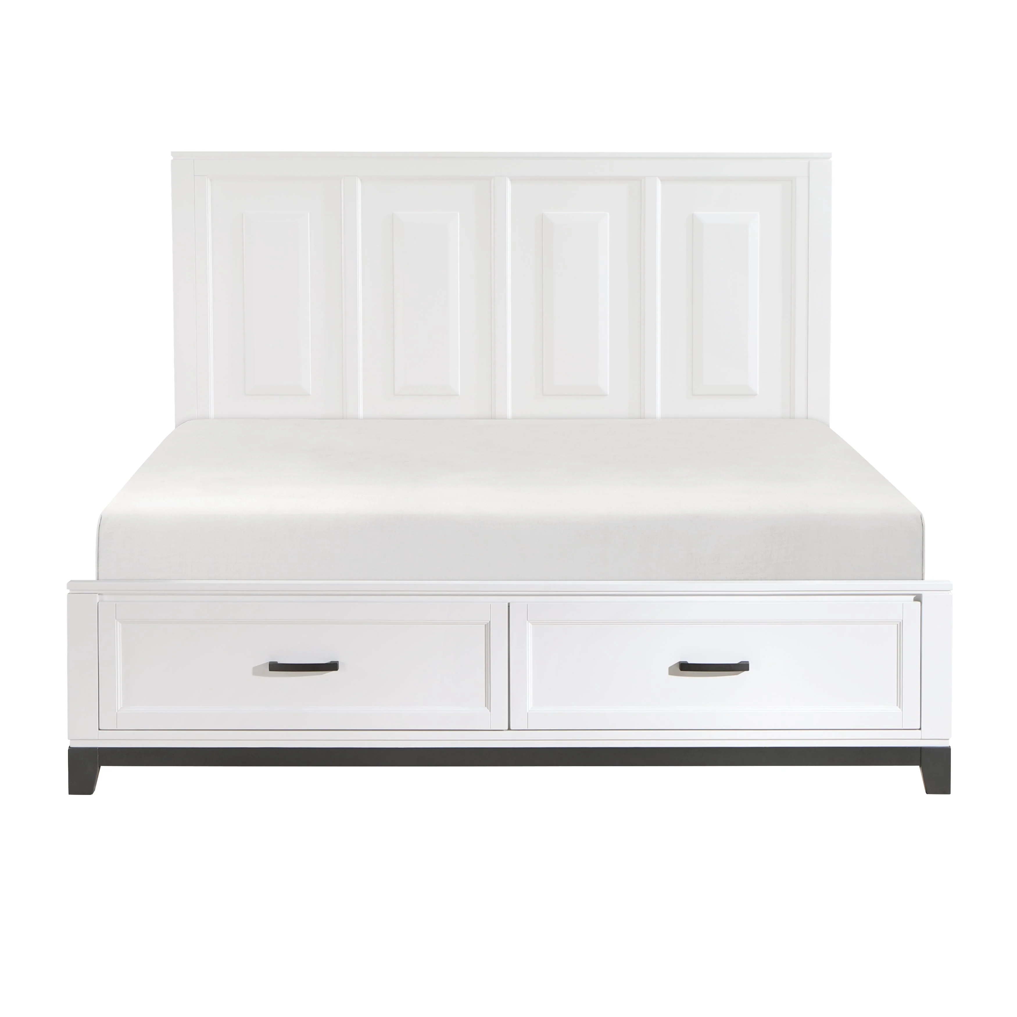 Garretson White King Storage Platform Bed - Image 8