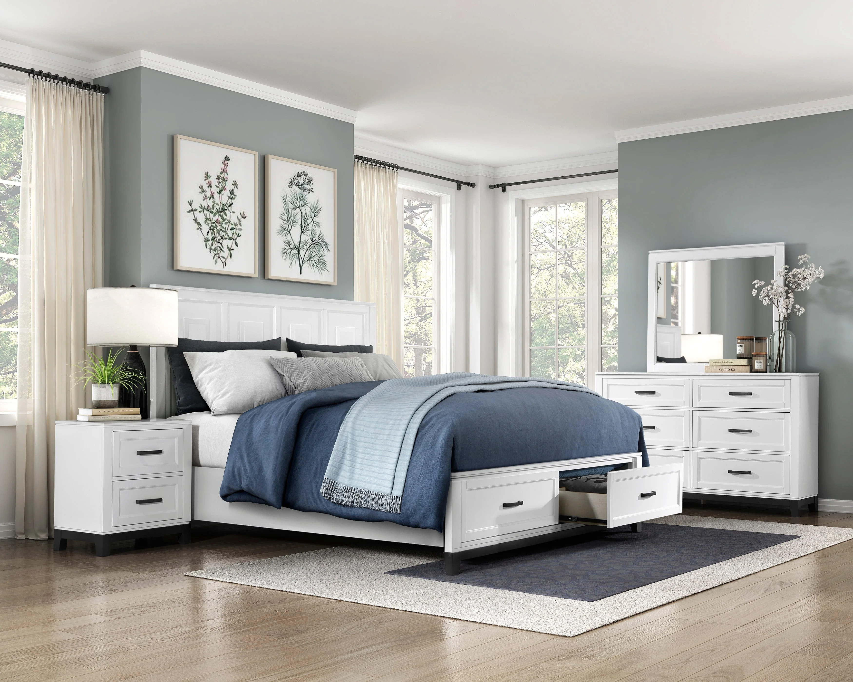 Garretson White Mirror (Mirror Only) - Image 2